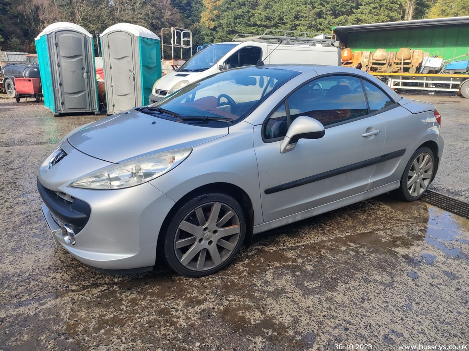 08/57 PEUGEOT 207 GT CC - 1598cc 2dr Convertible (Silver, 69k) - Image 11 of 37