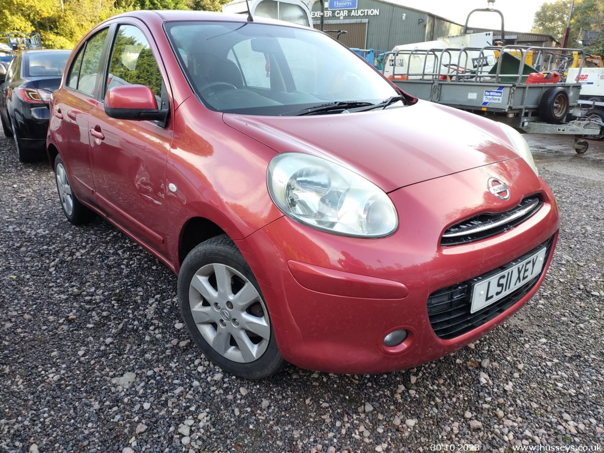 11/11 NISSAN MICRA ACENTA - 1198cc 5dr Hatchback (Red) - Image 2 of 43