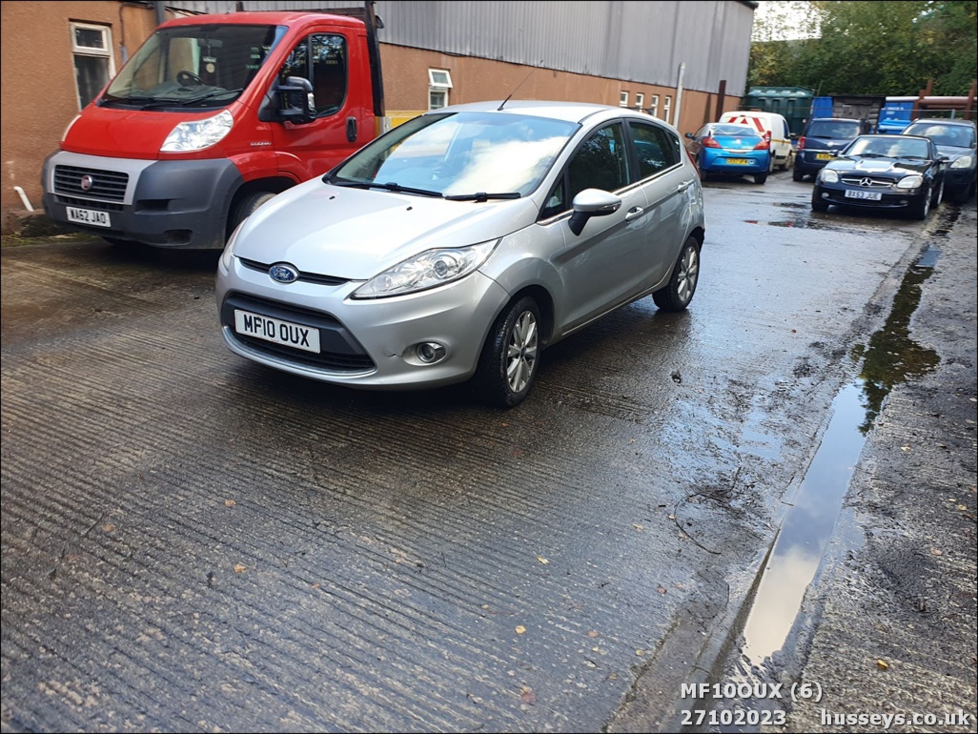 10/10 FORD FIESTA ZETEC 68 TDCI - 1399cc 5dr Hatchback (Silver, 156k) - Image 7 of 67