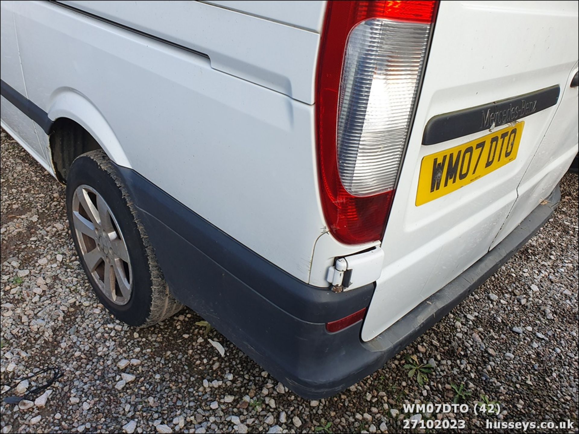 07/07 MERCEDES VITO 111 CDI LONG - 2148cc 4dr Van (White) - Image 43 of 50