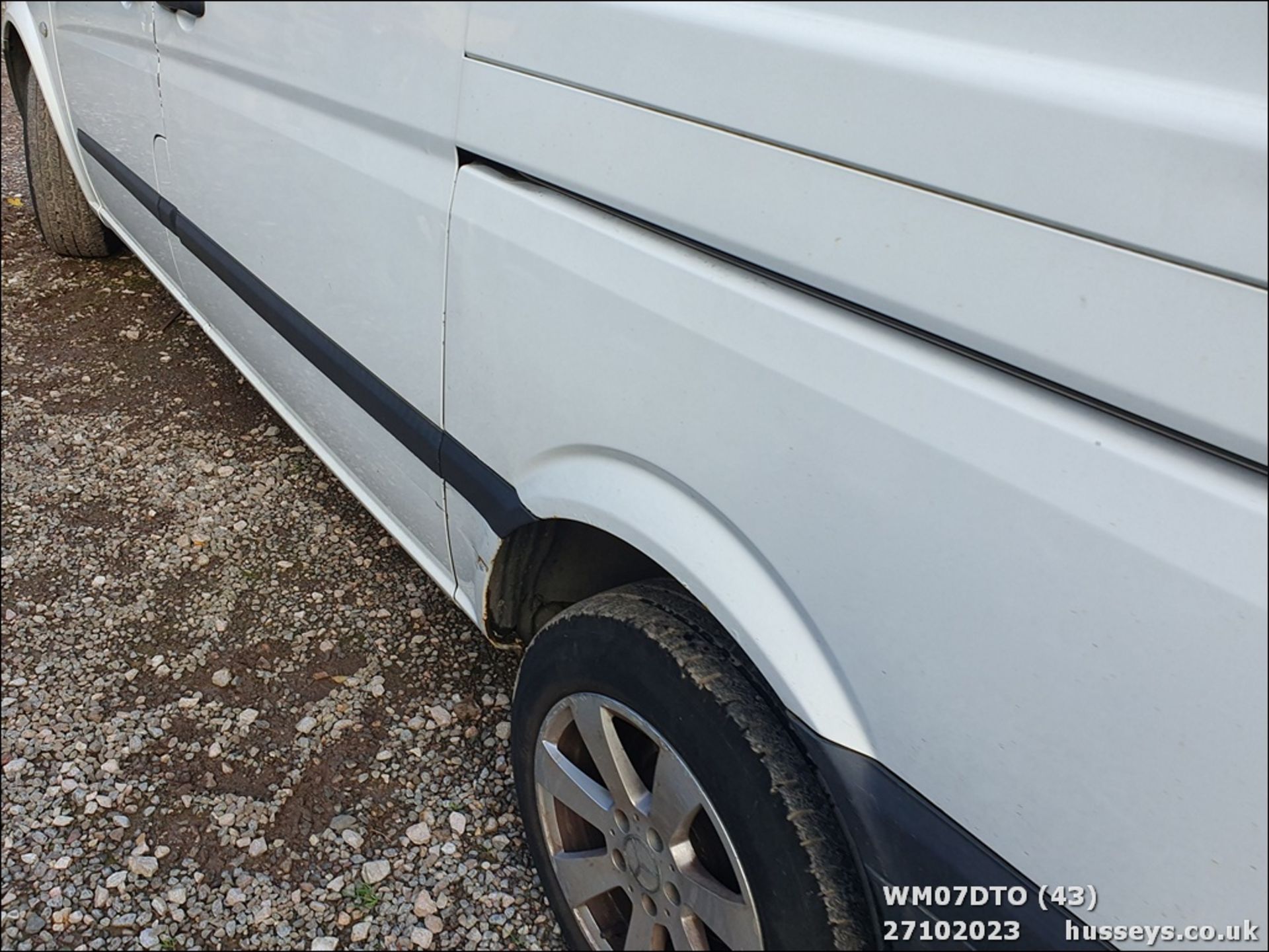 07/07 MERCEDES VITO 111 CDI LONG - 2148cc 4dr Van (White) - Image 44 of 50