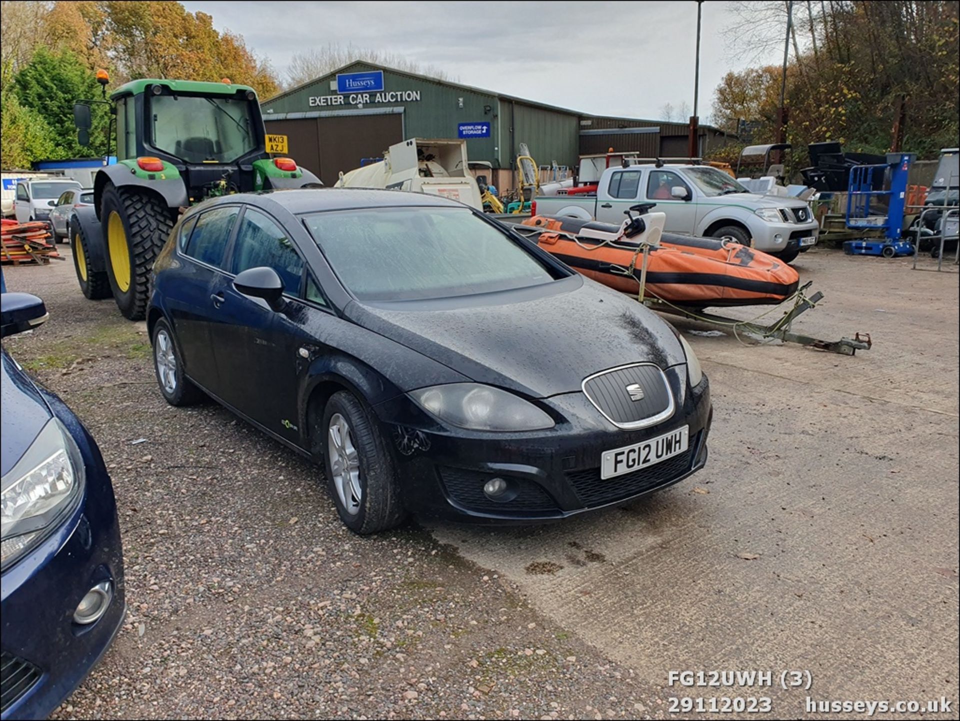 12/12 SEAT LEON S COPA CR TDI ECOMOT - 1598cc 5dr Hatchback (Black, 122k) - Image 4 of 58