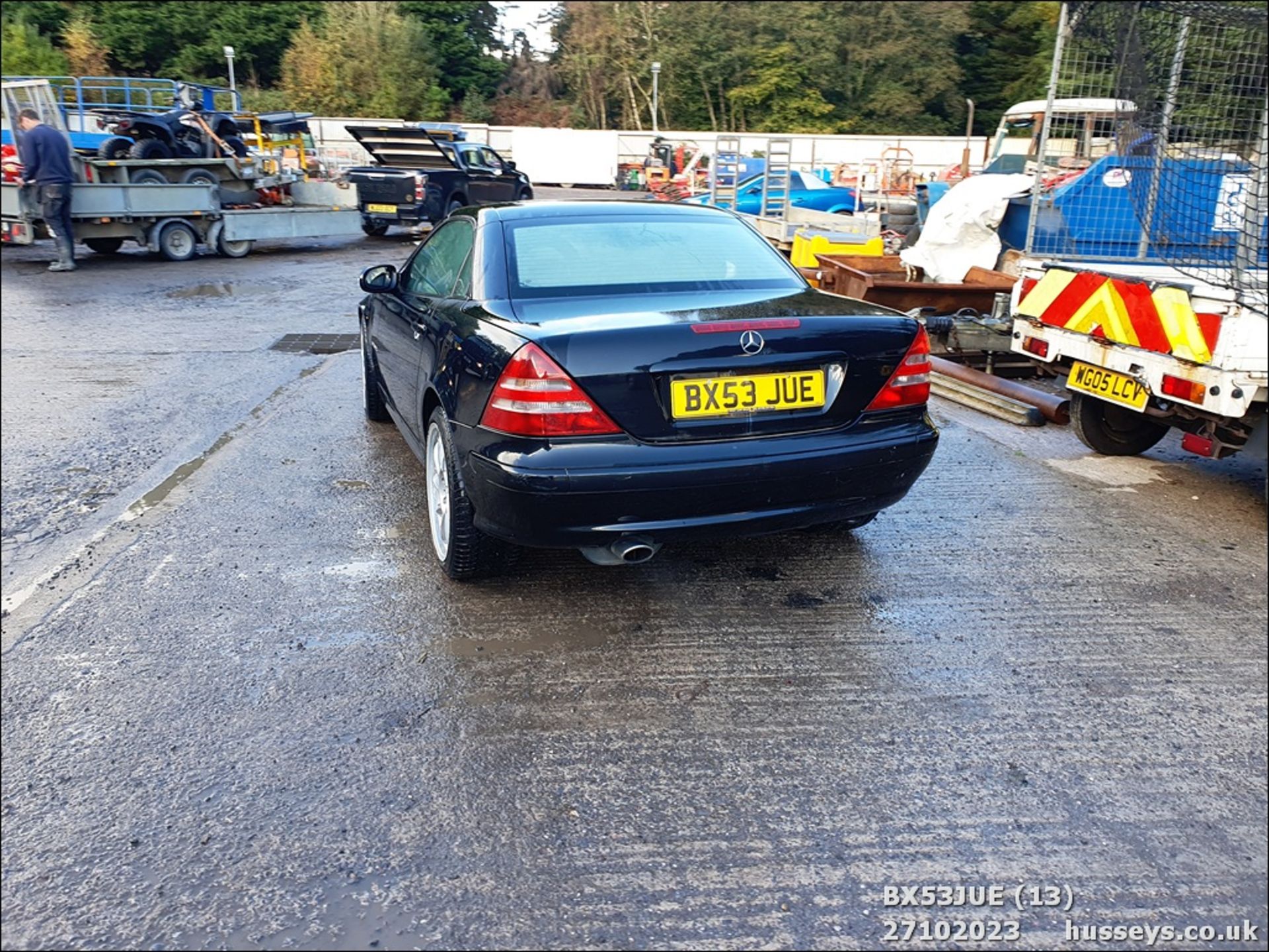 04/53 MERCEDES SLK 200 KOMPRESSOR - 1998cc 2dr Convertible (Black, 135k) - Image 14 of 57