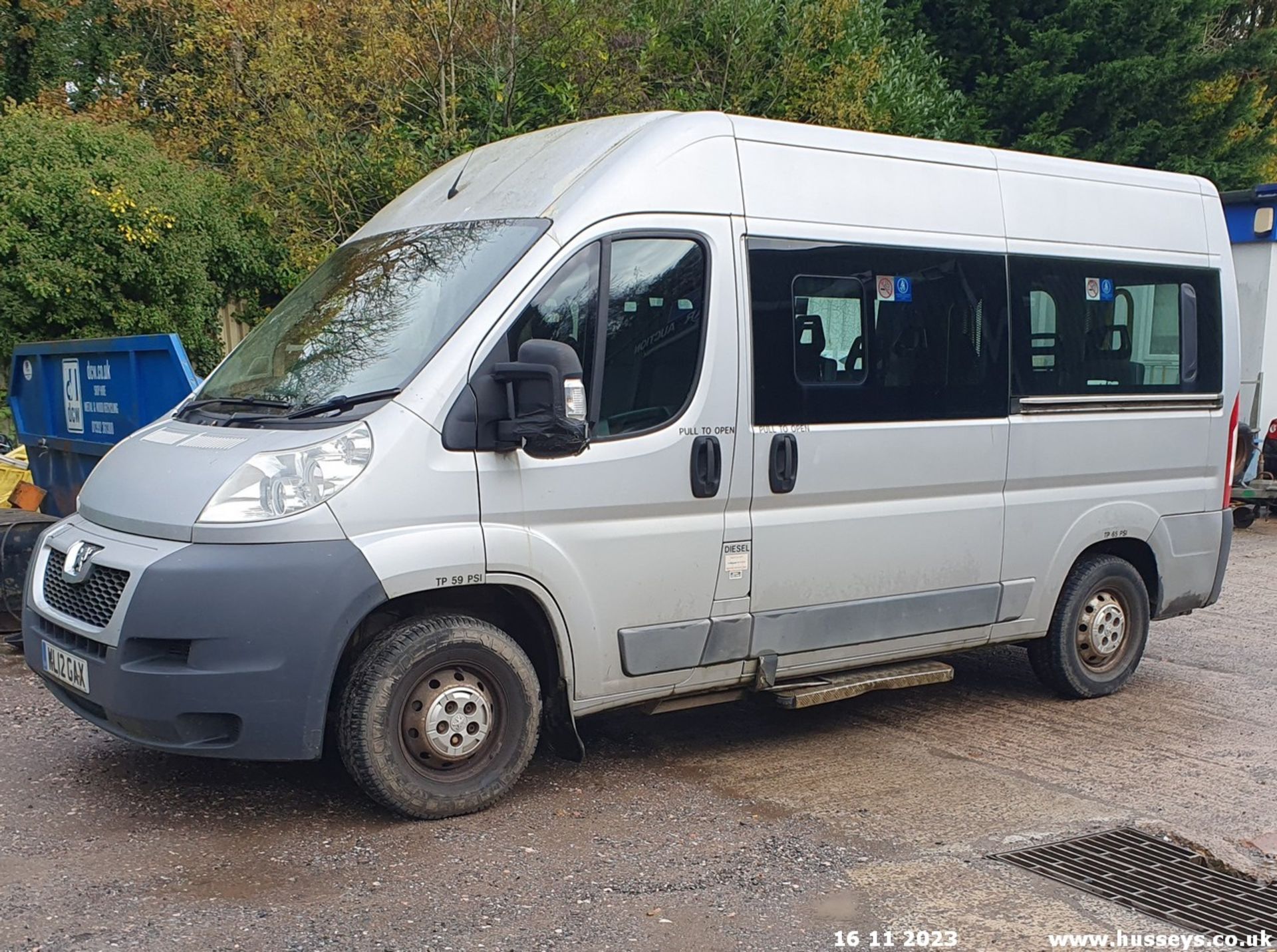 12/12 PEUGEOT BOXER 333 L2H2 HDI - 2198cc 5dr Minibus (Silver, 114k)