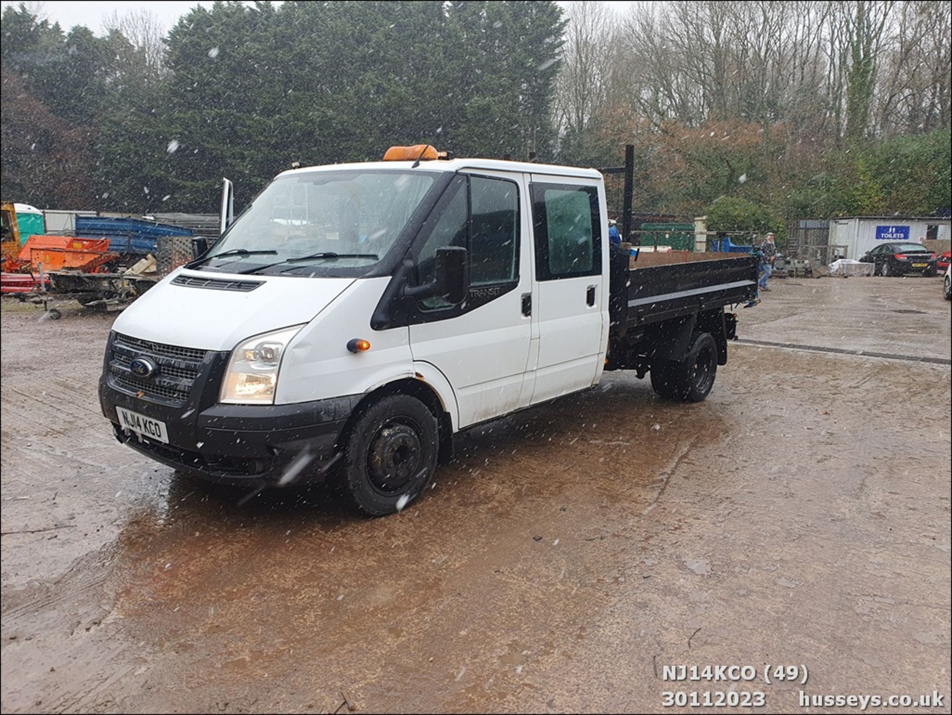 14/14 FORD TRANSIT 100 T350 RWD - 2198cc 4dr Tipper (White, 75k) - Image 50 of 51