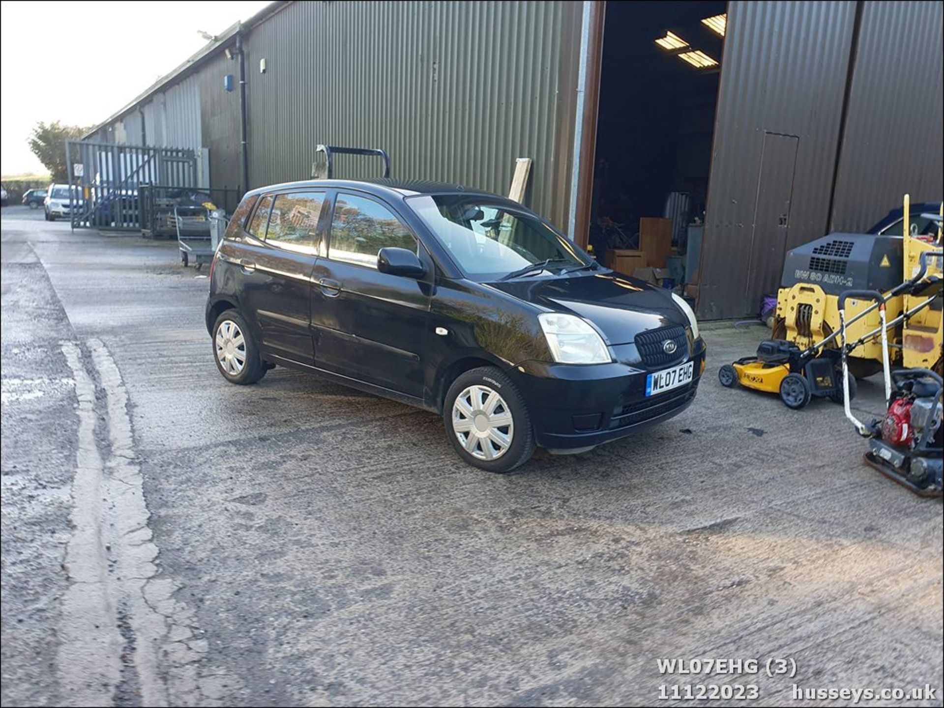 07/07 KIA PICANTO GS - 999cc 5dr Hatchback (Black) - Image 4 of 53