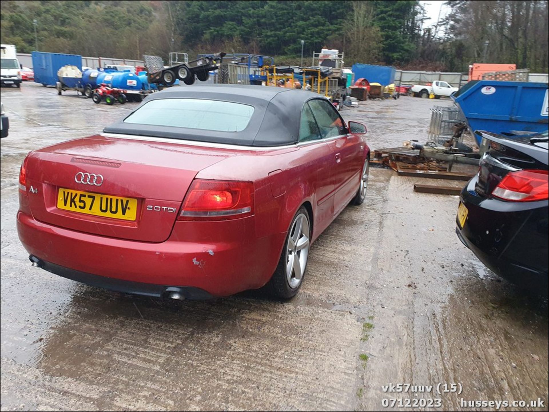 07/57 AUDI A4 SPORT CABRIOLET TDI A - 1986cc 2dr Convertible (Red, 151k) - Image 16 of 25