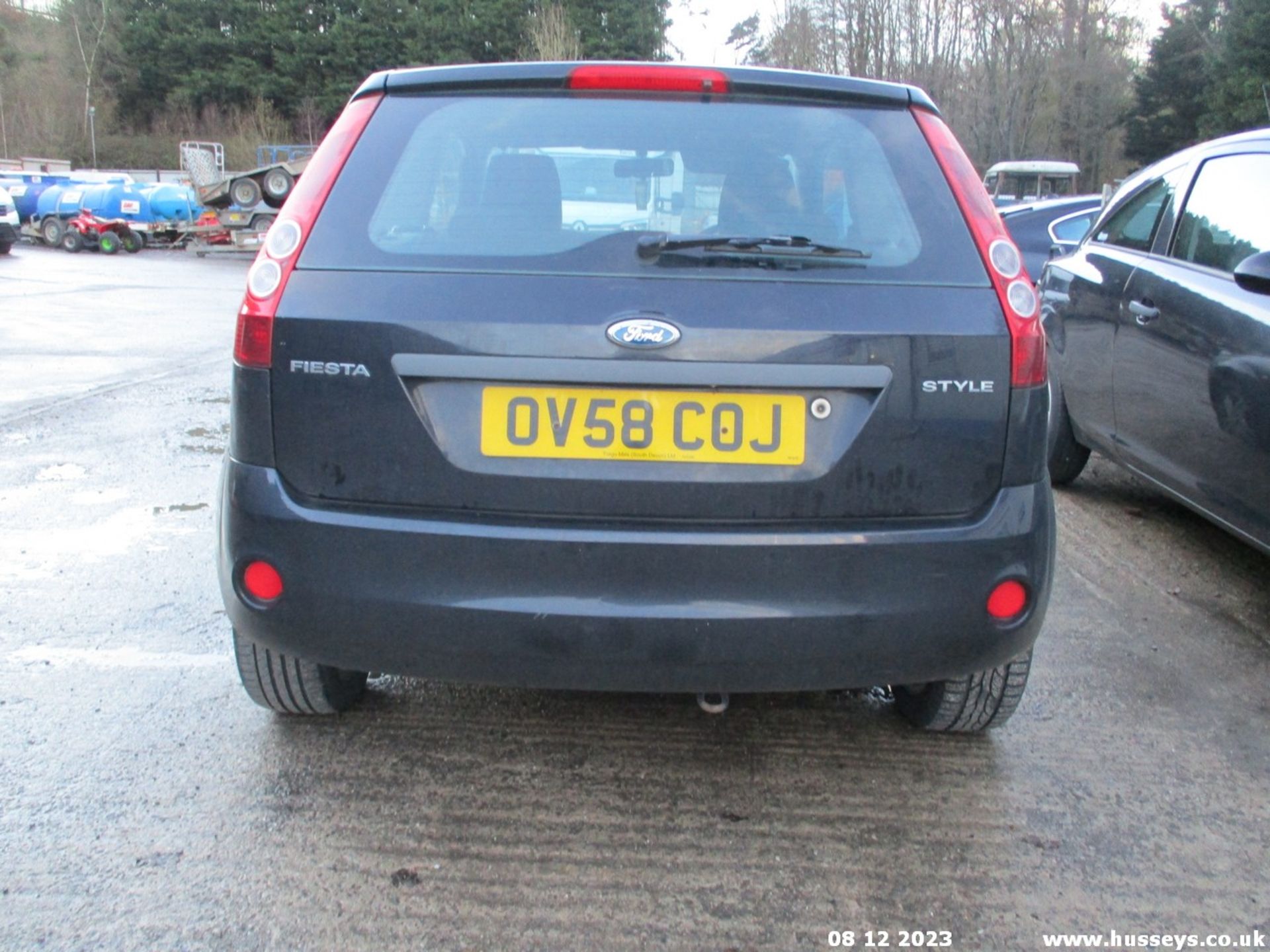 08/58 FORD FIESTA STYLE CLIMATE - 1242cc 3dr Hatchback (Black, 163k) - Image 7 of 14