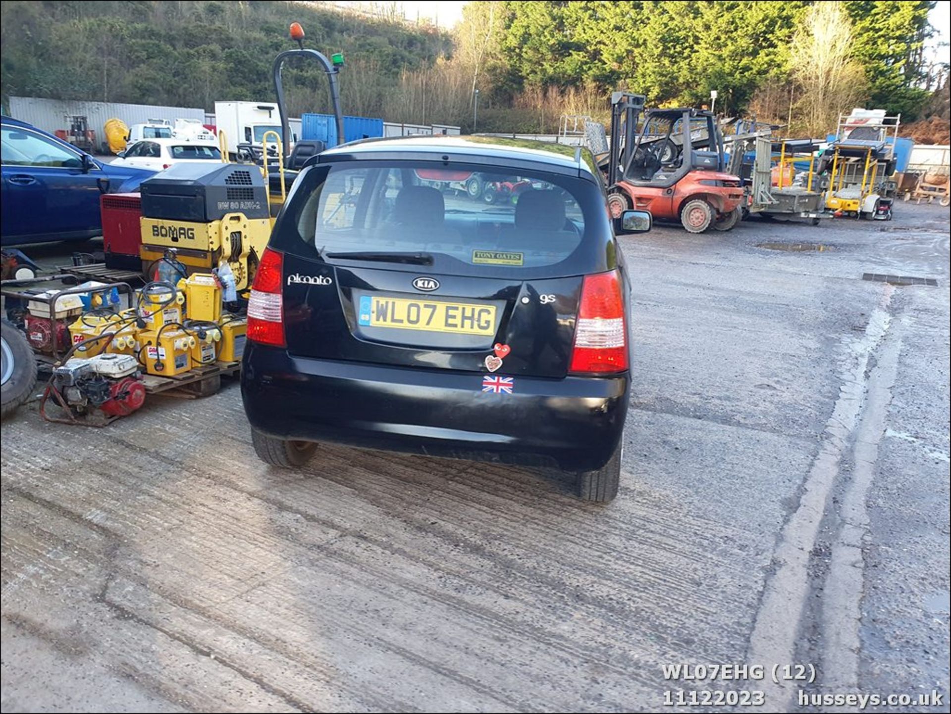 07/07 KIA PICANTO GS - 999cc 5dr Hatchback (Black) - Image 13 of 53