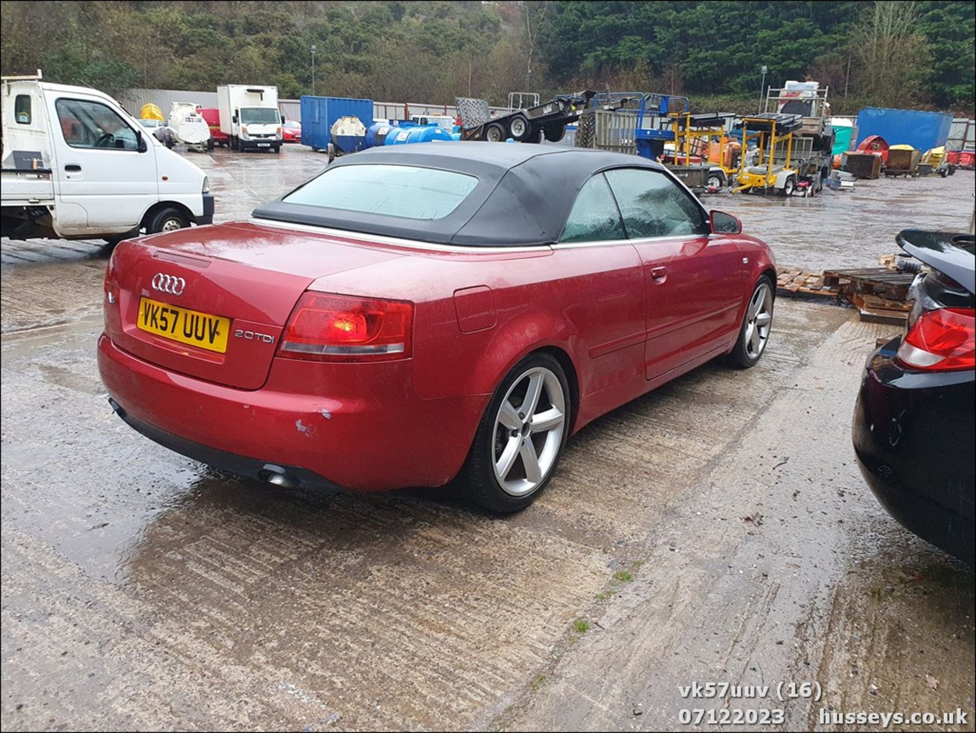 07/57 AUDI A4 SPORT CABRIOLET TDI A - 1986cc 2dr Convertible (Red, 151k) - Image 17 of 25