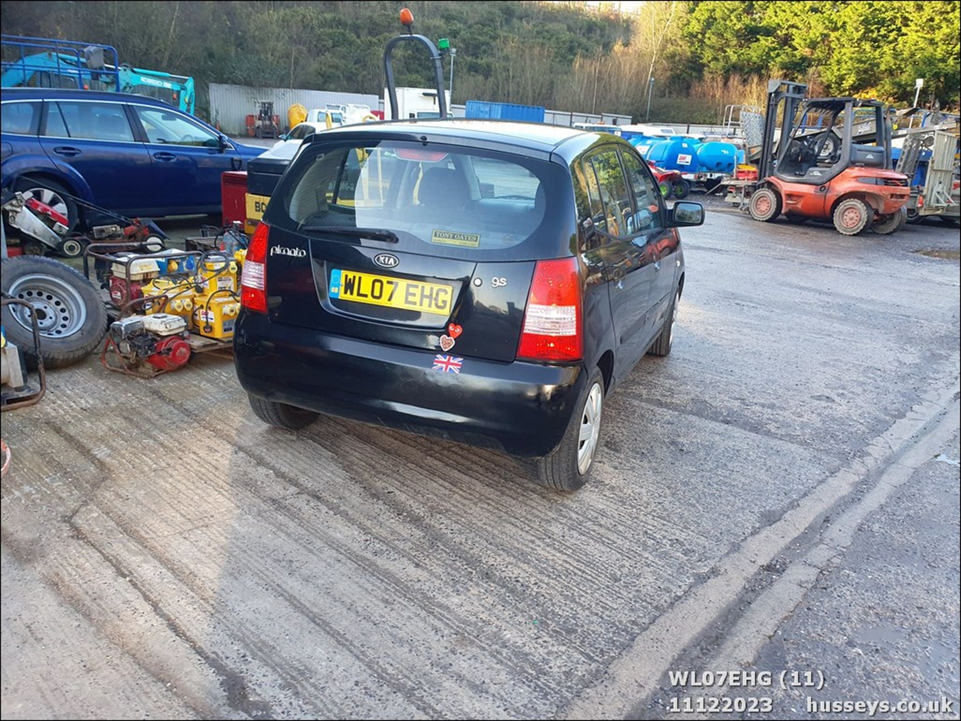 07/07 KIA PICANTO GS - 999cc 5dr Hatchback (Black) - Image 12 of 53