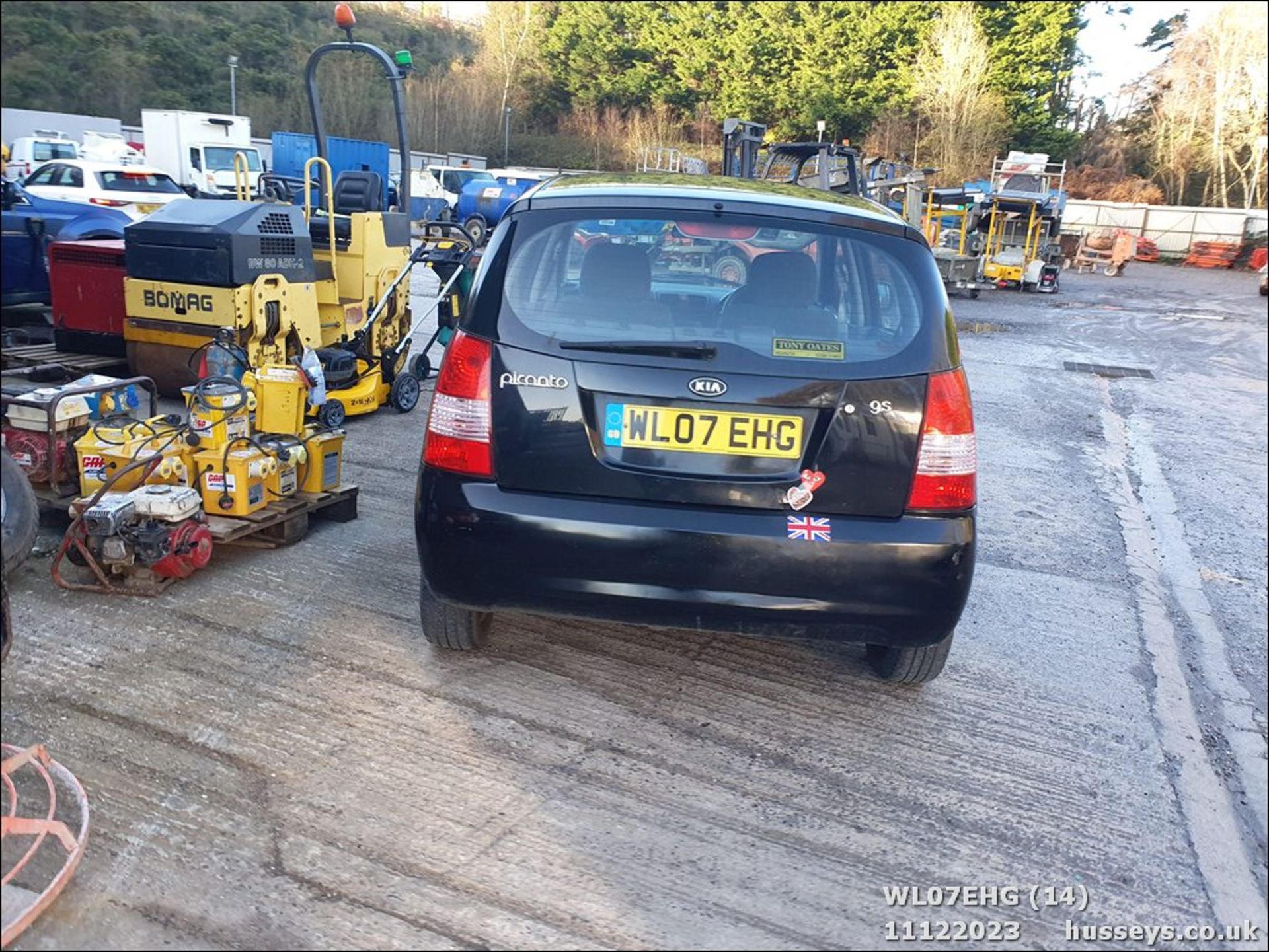 07/07 KIA PICANTO GS - 999cc 5dr Hatchback (Black) - Image 15 of 53