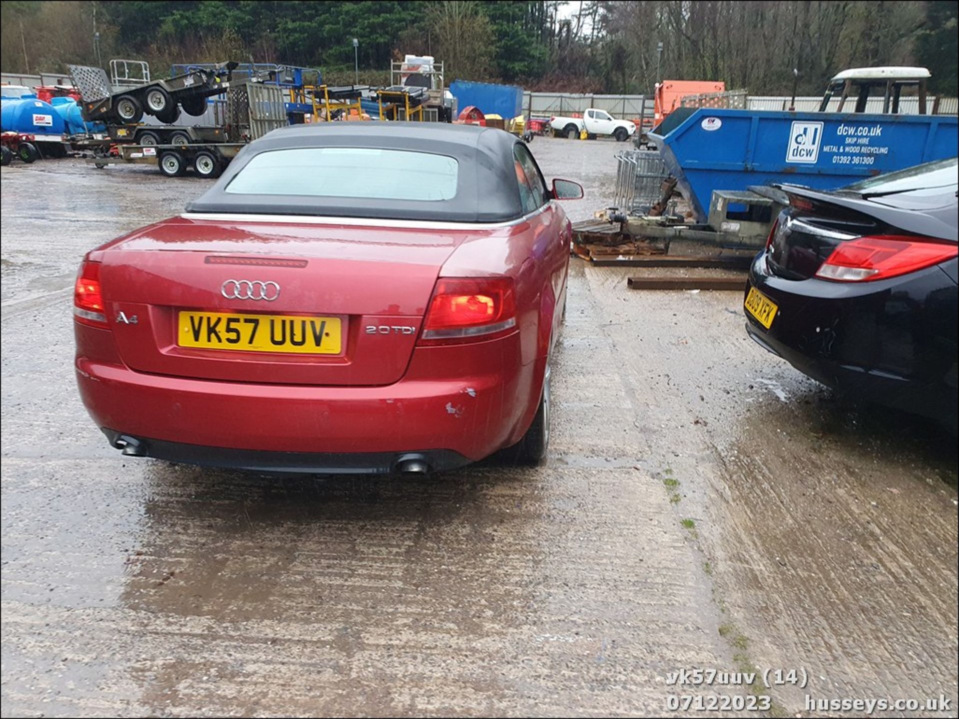 07/57 AUDI A4 SPORT CABRIOLET TDI A - 1986cc 2dr Convertible (Red, 151k) - Image 15 of 25