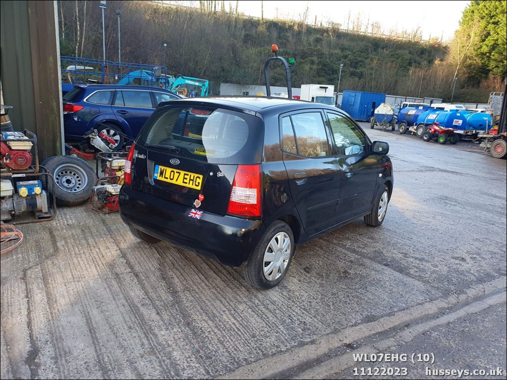 07/07 KIA PICANTO GS - 999cc 5dr Hatchback (Black) - Image 11 of 53