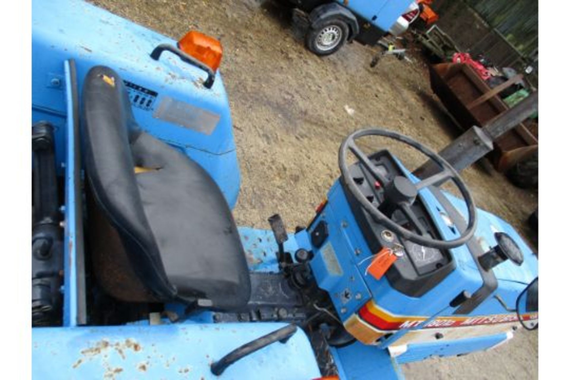 MITSUBISHI MT1801D COMPACT TRACTOR C.W ROTAVATOR SHOWING 914HRS KUBOTA ENGINE - Image 4 of 7