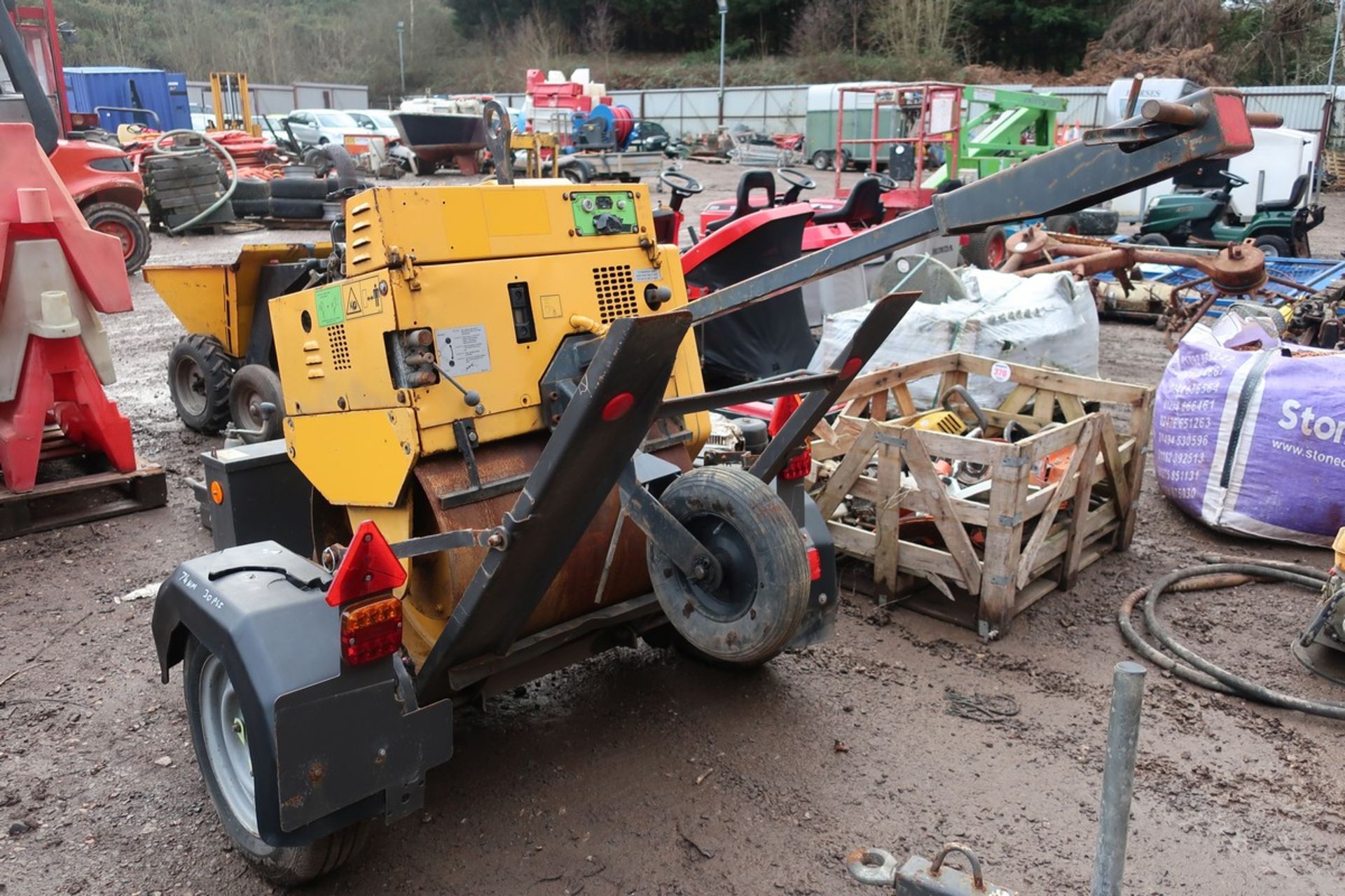 PEDESTRIAN ROLLER C.W TRAILER - Image 3 of 4