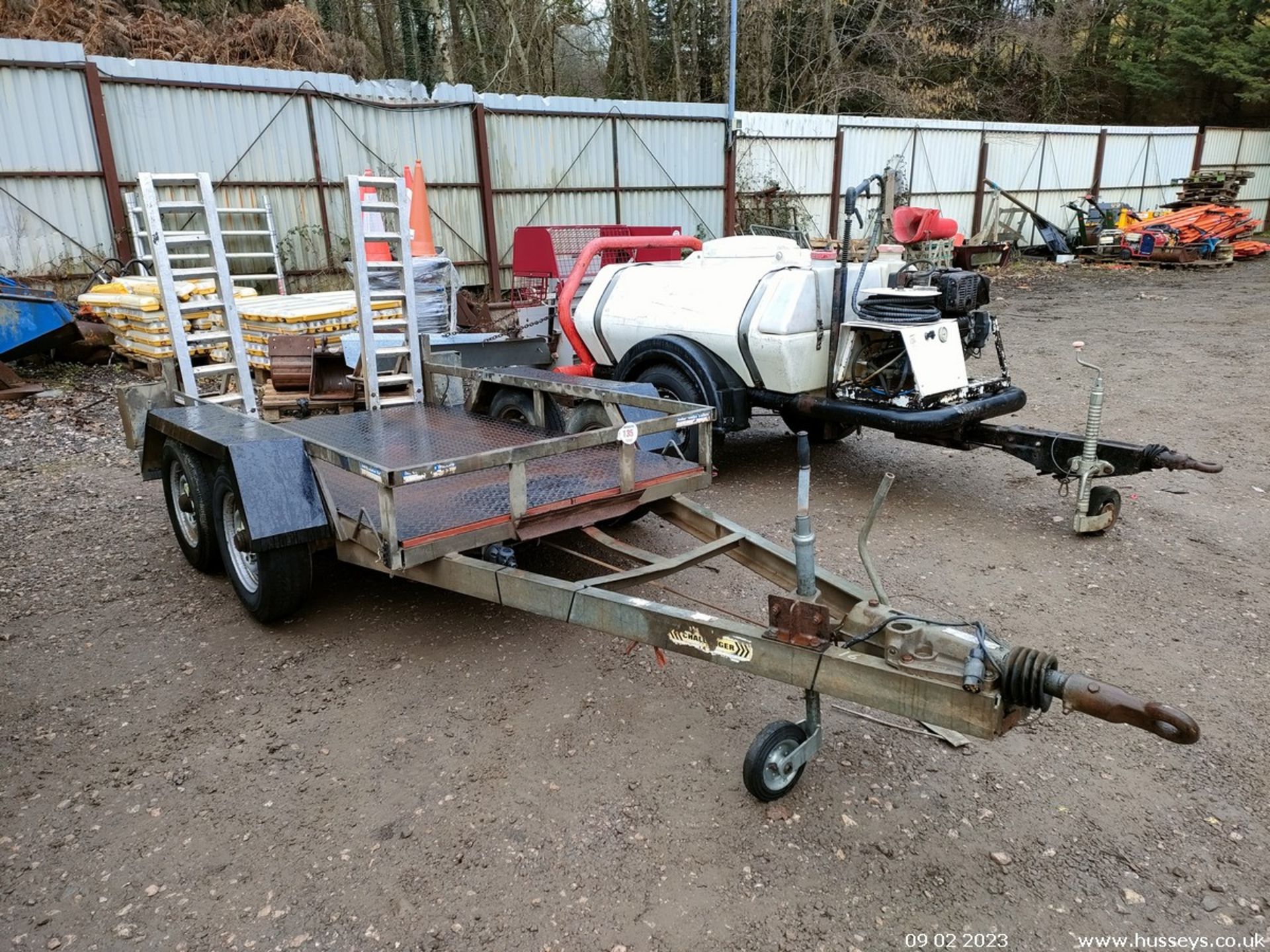 INDESPENSION TWIN AXLE MINI DIGGER/PLANT TRAILER - Image 4 of 5