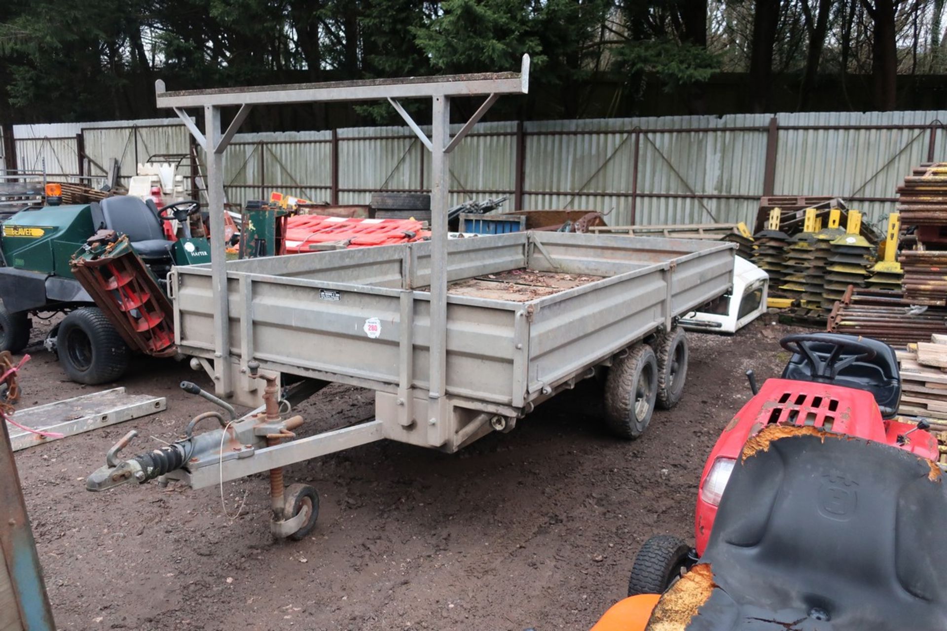 TWIN AXLE DROPSIDE TRAILER