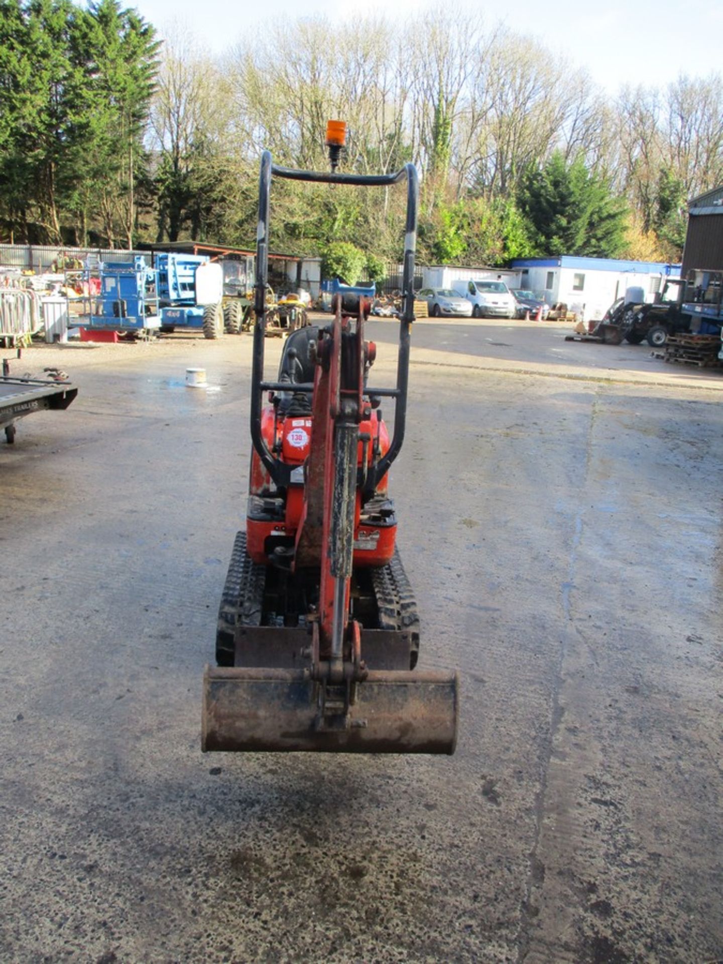 KUBOTA K008-3 MICRO DIGGER 2015 1996HRS C.W 1 BUCKET 1148059 - Image 3 of 8