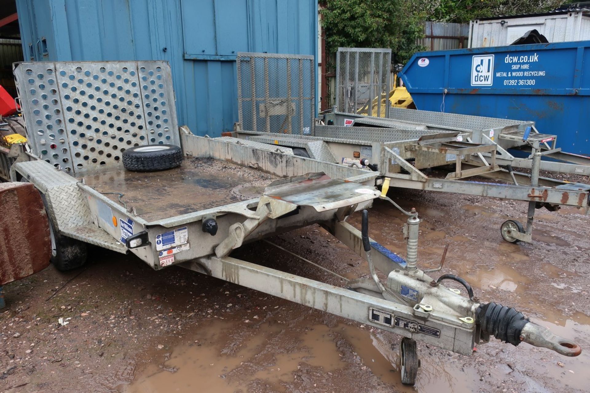 IFOR WILLIAMS 3.5 TON PLANT TRAILER (1 WHEEL DETACHED) 3378296 - Image 3 of 4