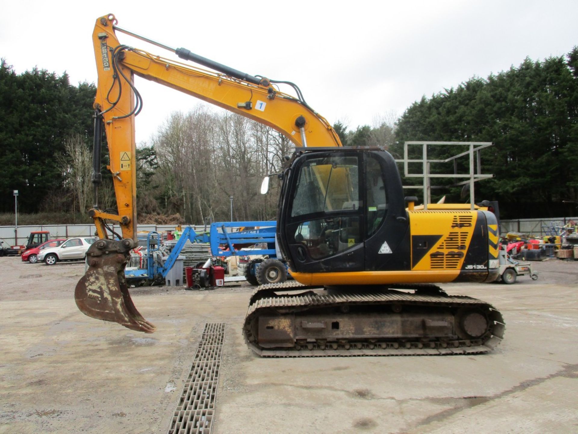 JCB JS130 EXCAVATOR 2012 C.W 1 BUCKET KEYPAD SECURITY RDD