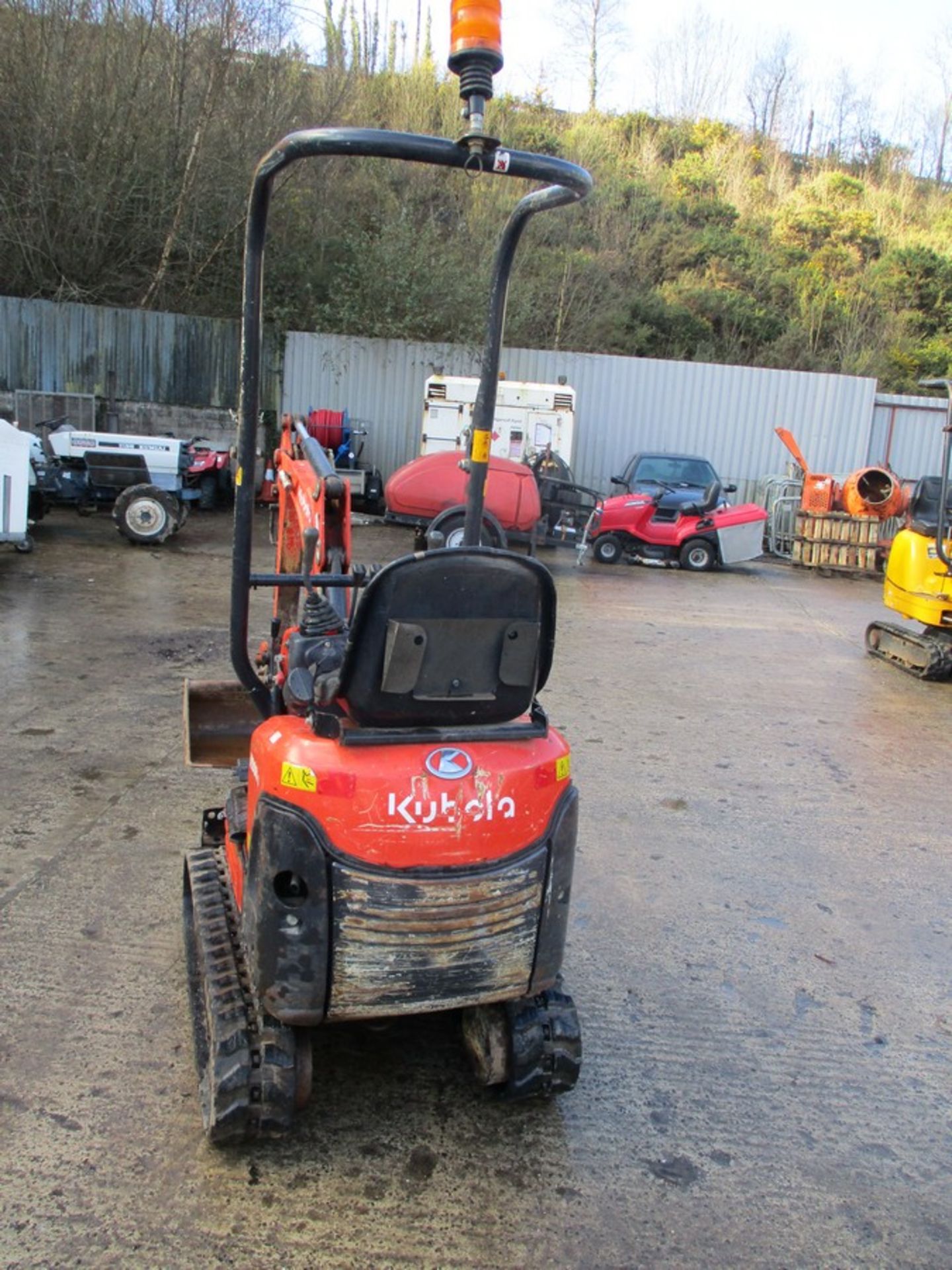 KUBOTA K008-3 MICRO DIGGER 2015 1996HRS C.W 1 BUCKET 1148059 - Image 6 of 8