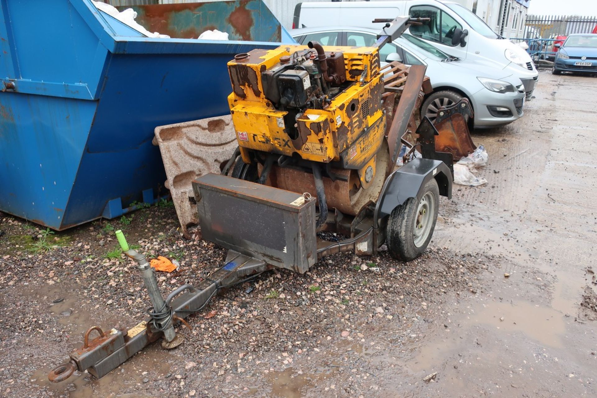 TEREX MBR71 PEDESTRIAN ROLLER & TRAILER 3315912 3333532