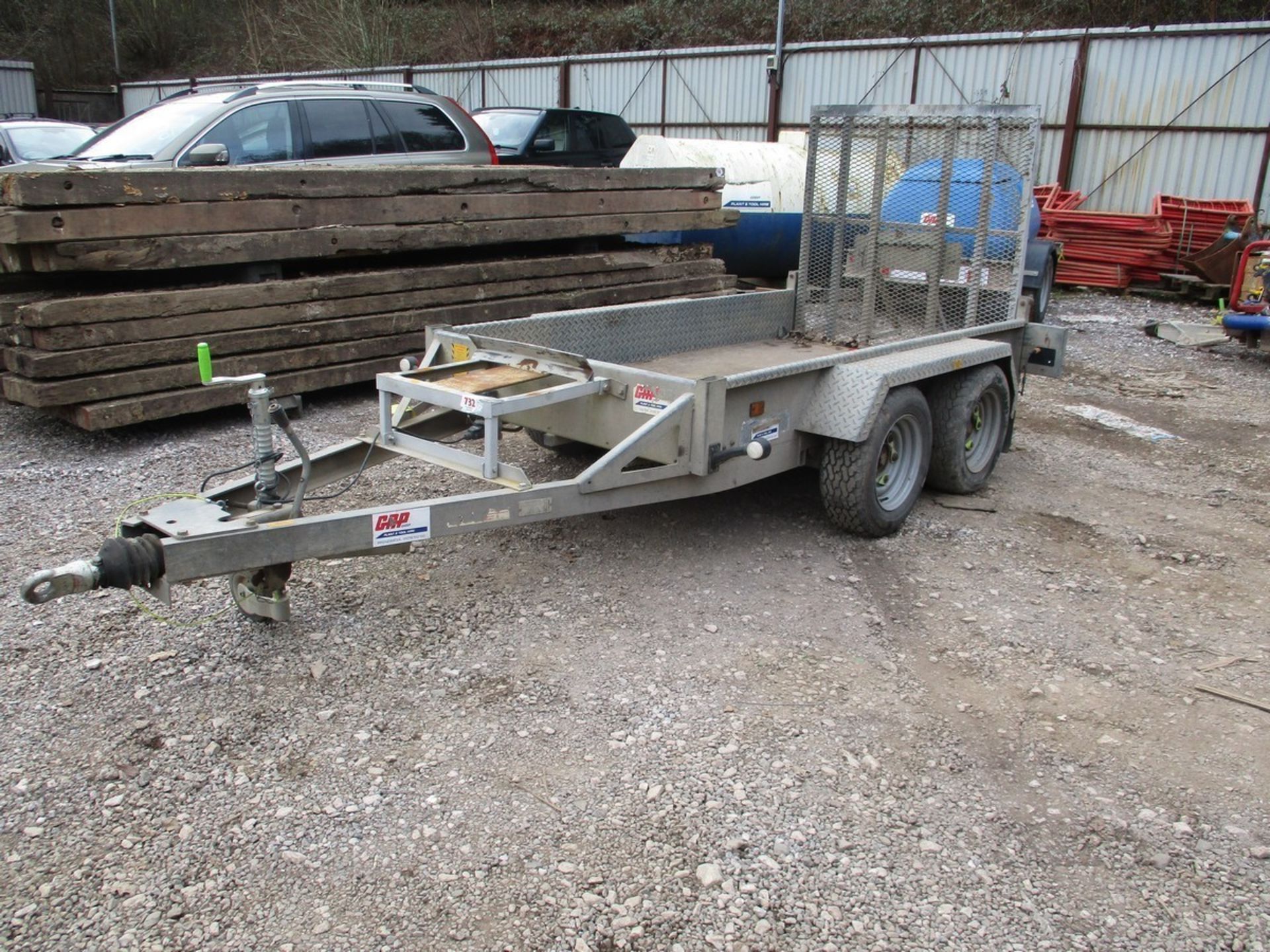 INDESPENSION 8X4 PLANT/MINI DIGGER TRAILER 3229225