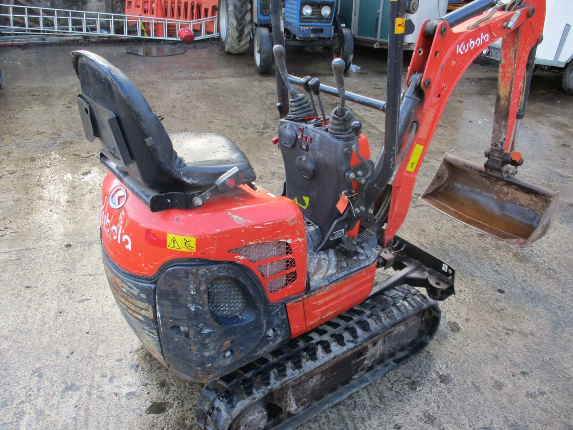 KUBOTA K008-3 MICRO DIGGER 2015 1996HRS C.W 1 BUCKET 1148059 - Image 8 of 8