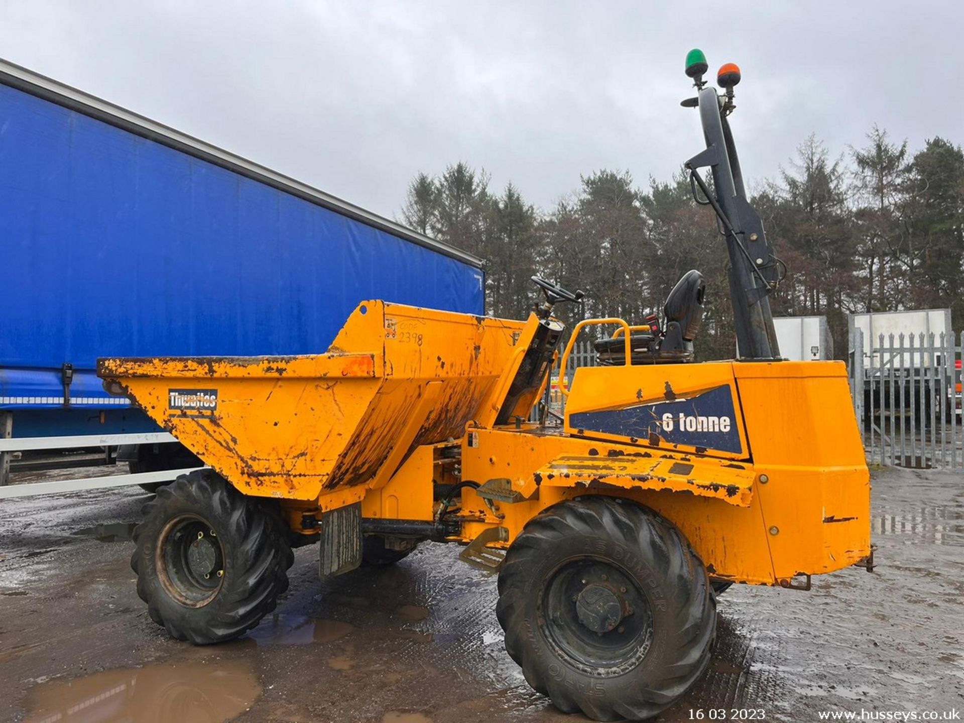 THWAITES 6 TON DUMPER 2016 1882HRS KEYPAD SECURITY