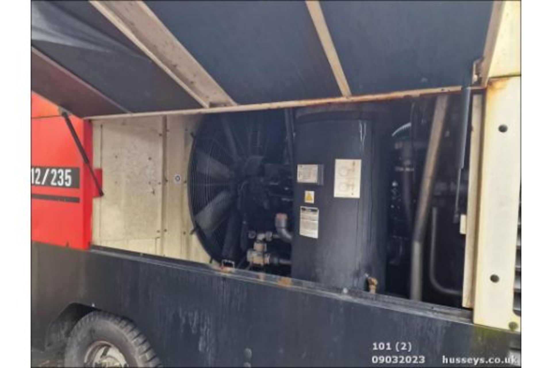 INGERSOL RAND 12/235 COMPRESSOR (BUYER TO ARRANGE HIAB LORRY FOR LOADING) - Image 3 of 13