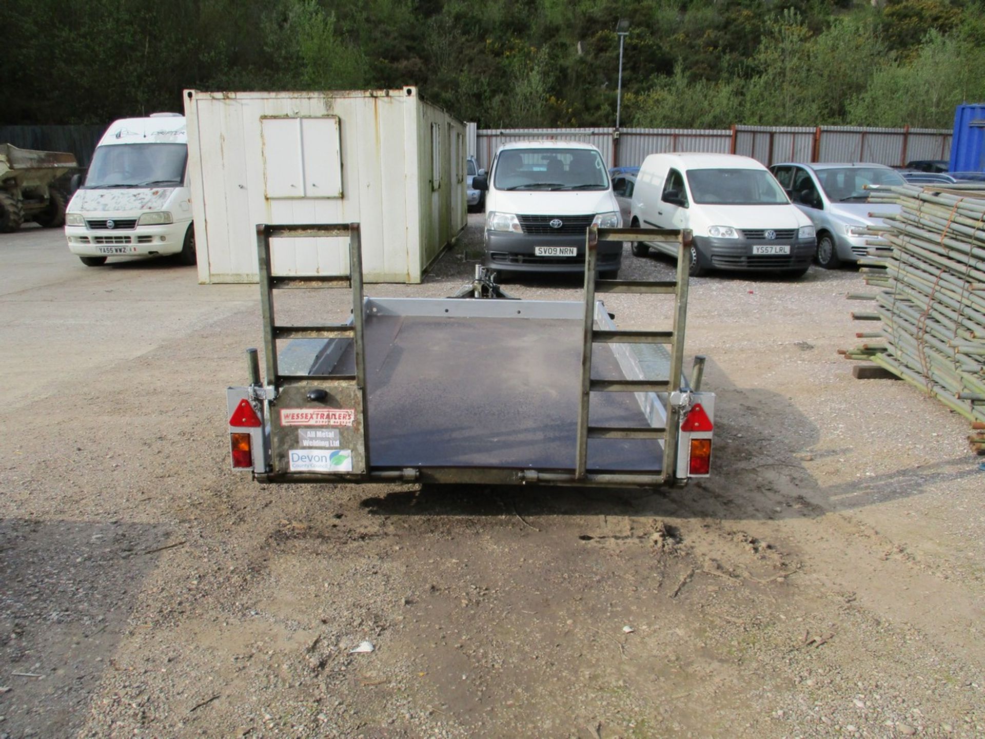 WESSEX 10X6 3.5 TON PLANT TRAILER - Image 3 of 4