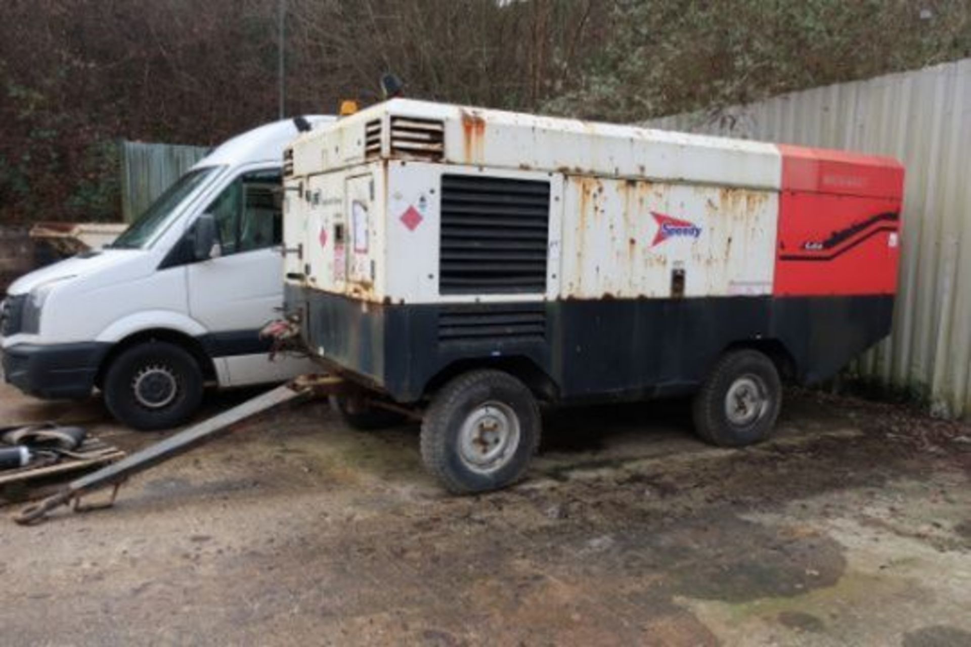 INGERSOL RAND 12/235 COMPRESSOR (BUYER TO ARRANGE HIAB LORRY FOR LOADING)