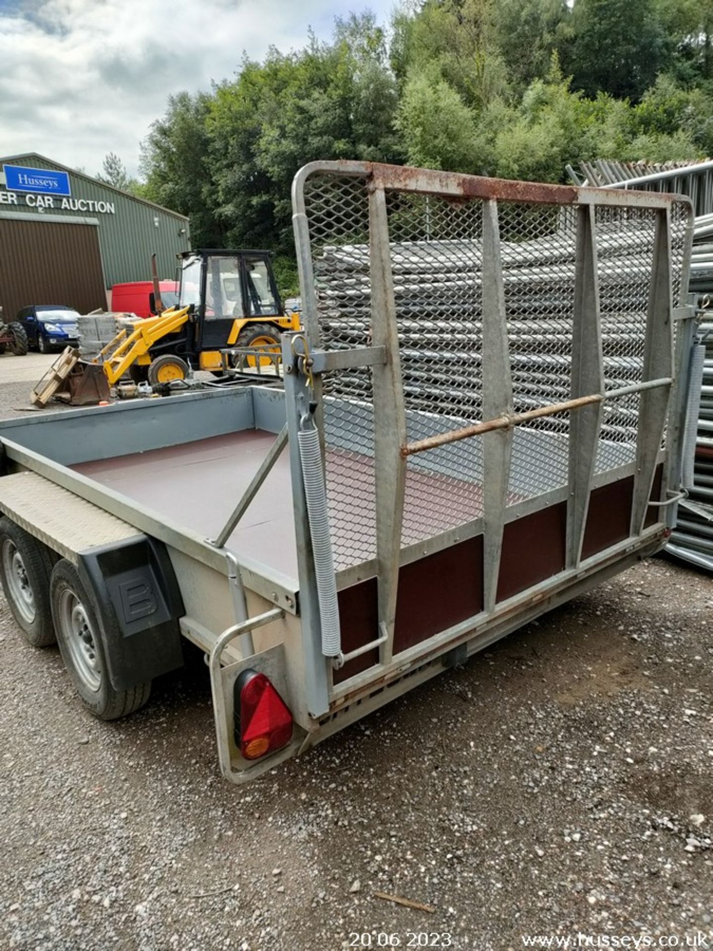 BATESON TWIN AXLE PLANT TRAILER - Image 5 of 6