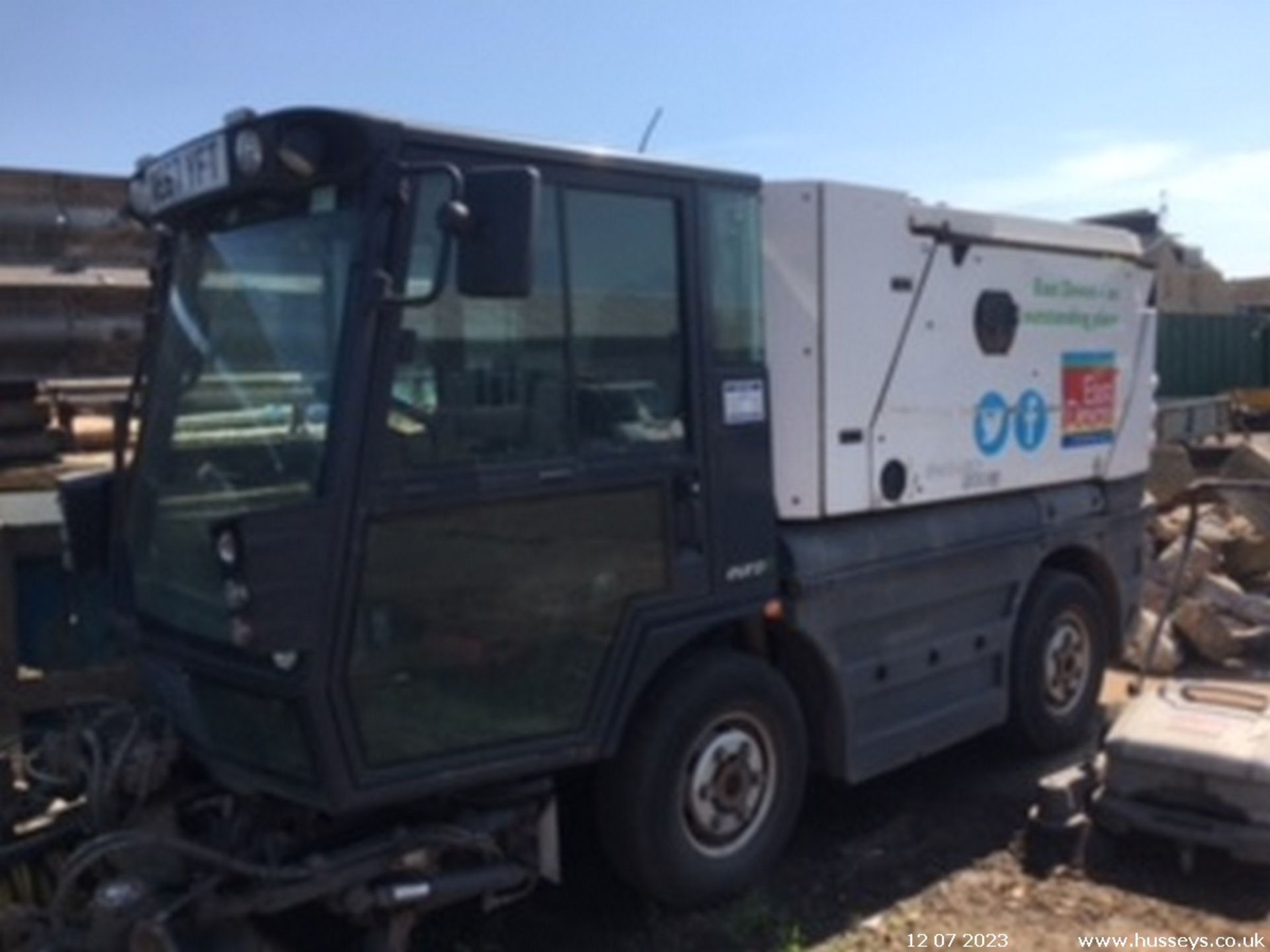 SCHMIDT EURO 6 SWEEPER AE67YFT SHOWING 7082 MILES 5012 HRS. LOCATED IN EXMOUTH