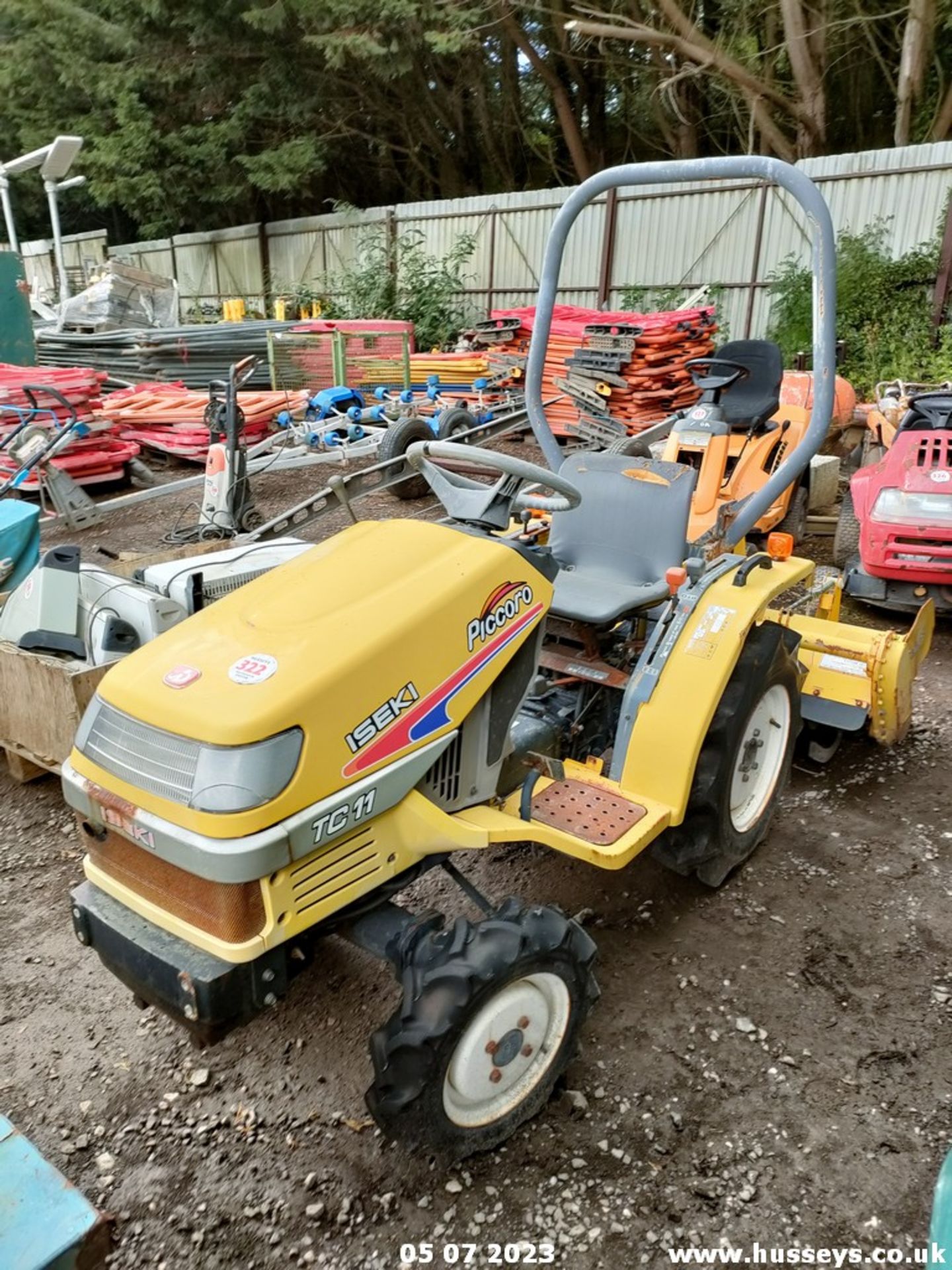 ISEKI TC11 COMPACT TRACTOR C.W ROTAVATOR