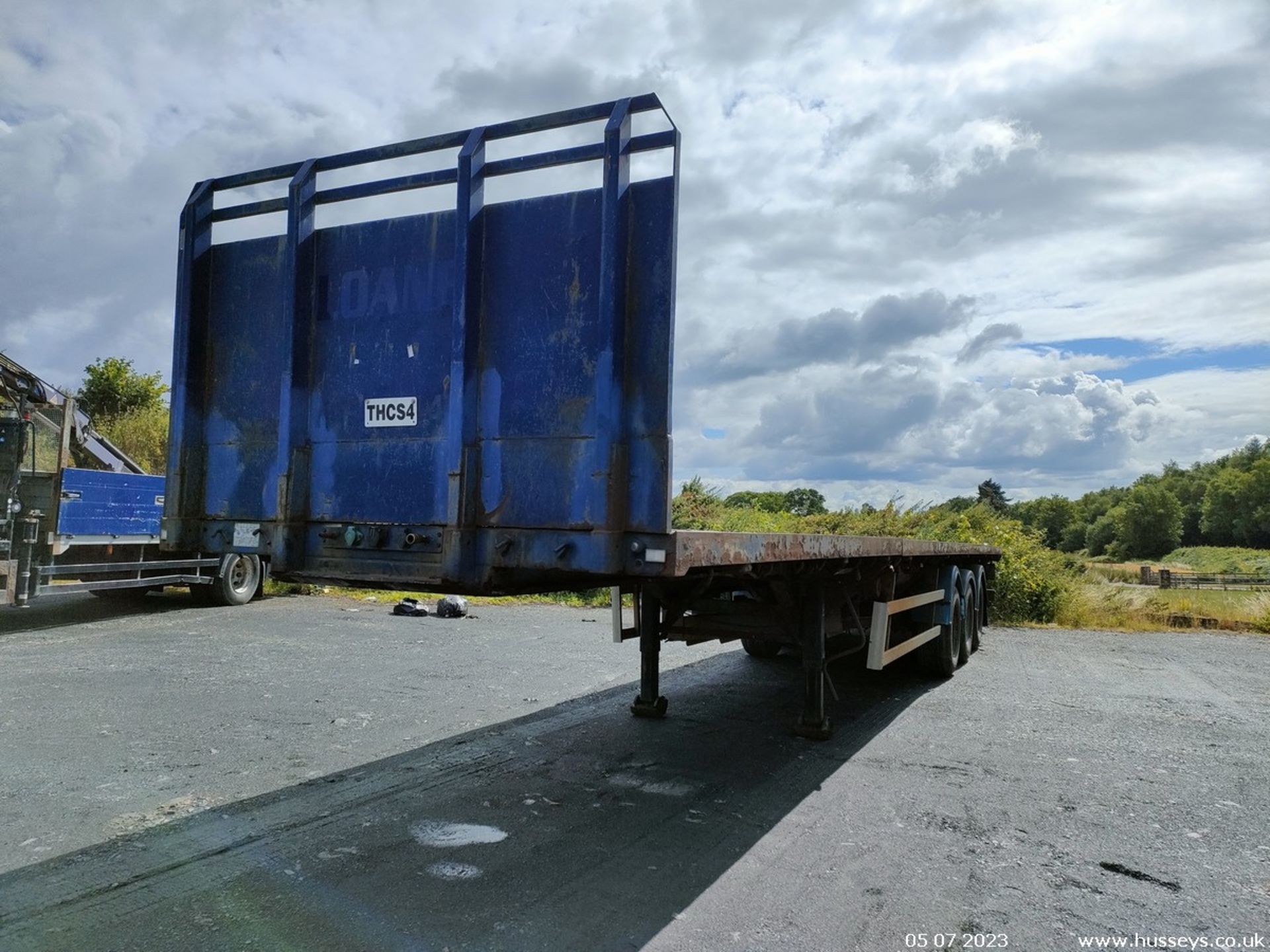 SDC EXTENDABLE TRAILER 2007. TWIST LOCKS & STEEL POSTS. NO TEST - Image 22 of 48