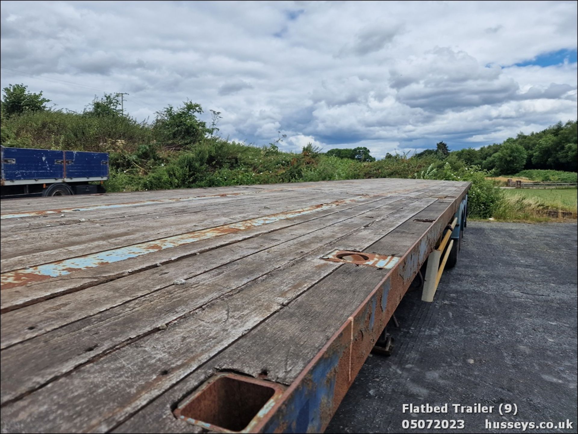 SDC EXTENDABLE TRAILER 2007. TWIST LOCKS & STEEL POSTS. NO TEST - Image 17 of 48