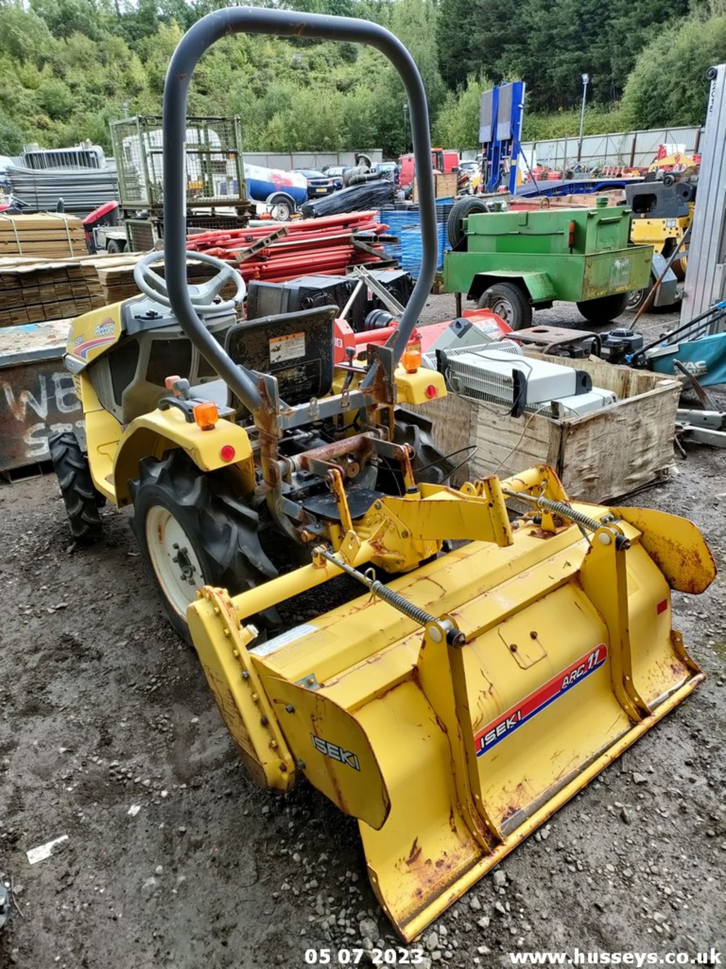 ISEKI TC11 COMPACT TRACTOR C.W ROTAVATOR - Image 4 of 7