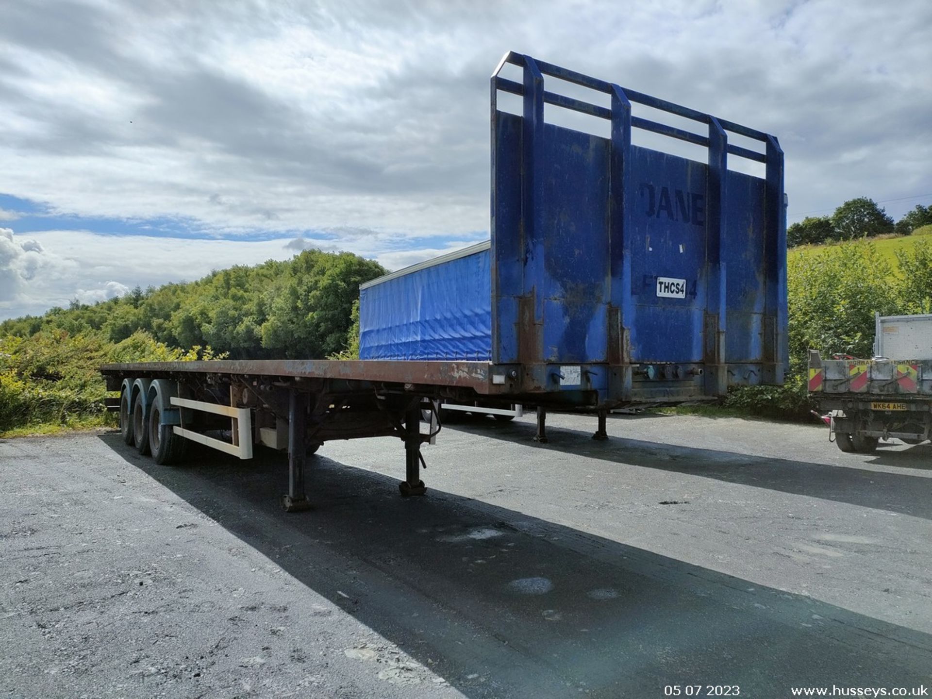 SDC EXTENDABLE TRAILER 2007. TWIST LOCKS & STEEL POSTS. NO TEST - Image 20 of 48