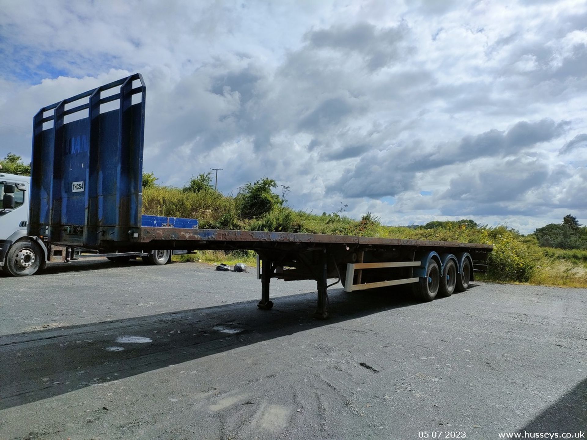 SDC EXTENDABLE TRAILER 2007. TWIST LOCKS & STEEL POSTS. NO TEST - Image 24 of 48