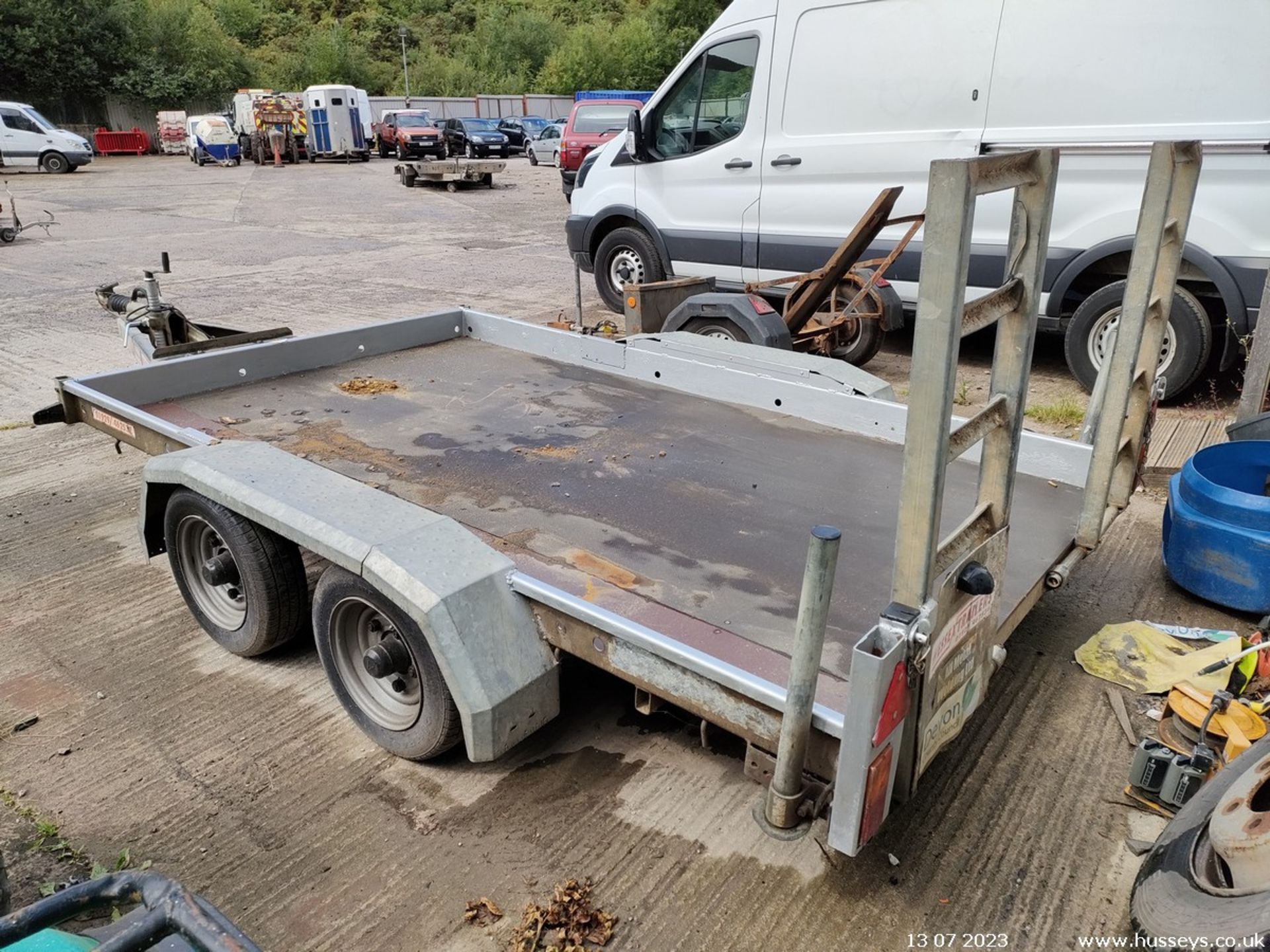 WESSEX 10X6 3.5 TON PLANT TRAILER - Image 2 of 5