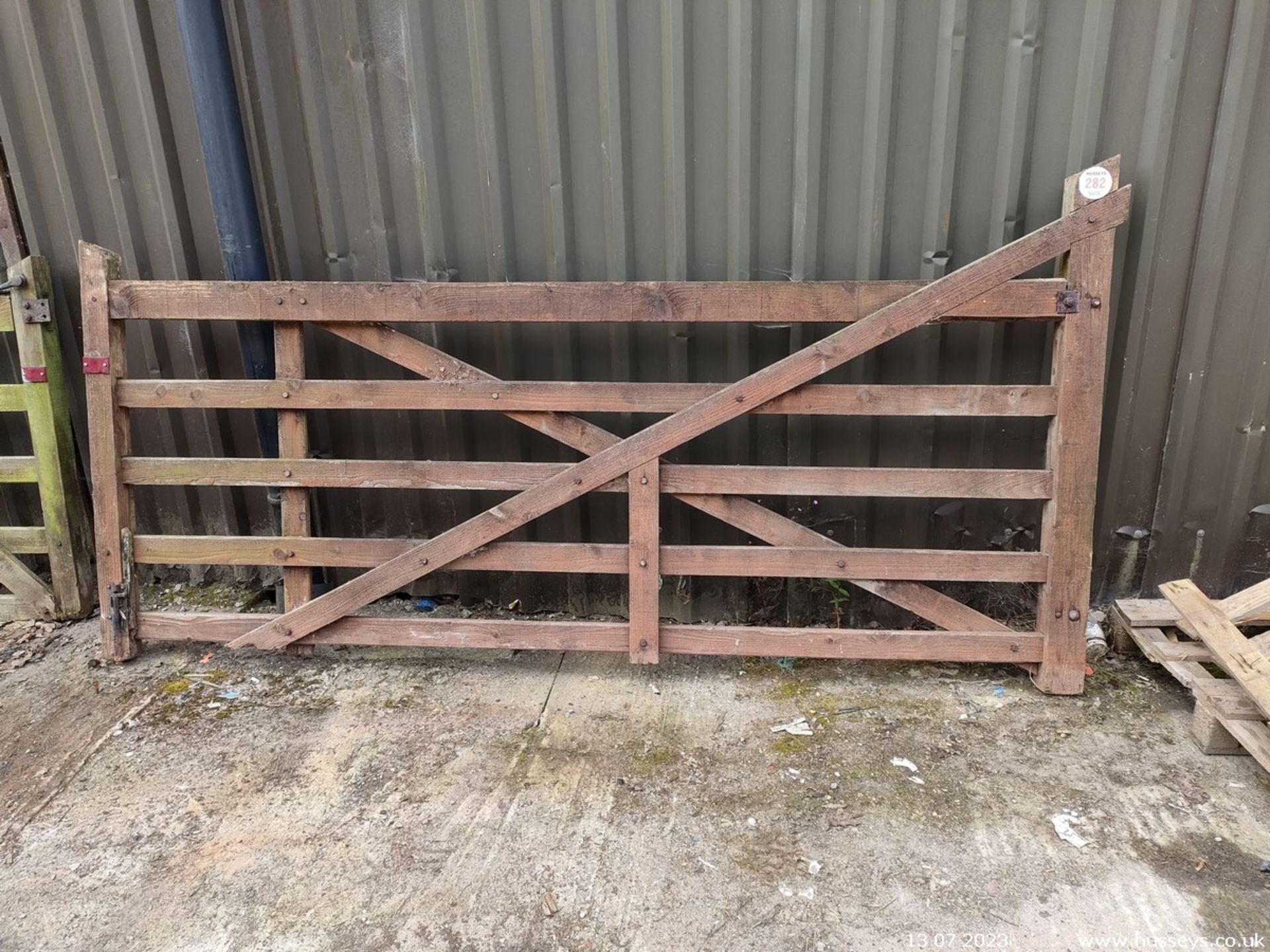 WOODEN FIELD GATE