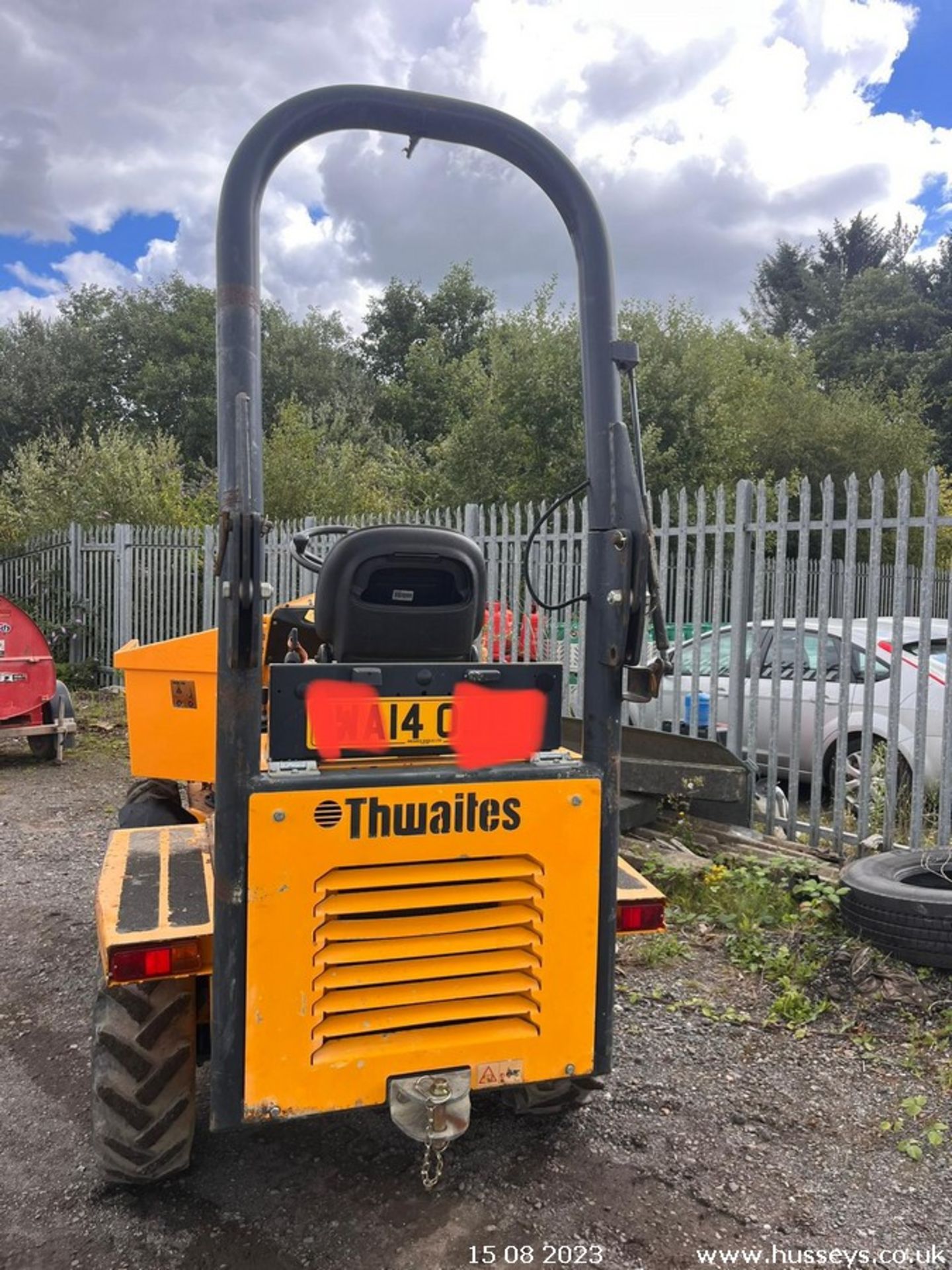 THWAITES 2 TON SWIVEL SKIP DUMPER 2014 ROAD REG 1442HRS YANMAR ENGINE MANUAL RDTS - Image 8 of 19