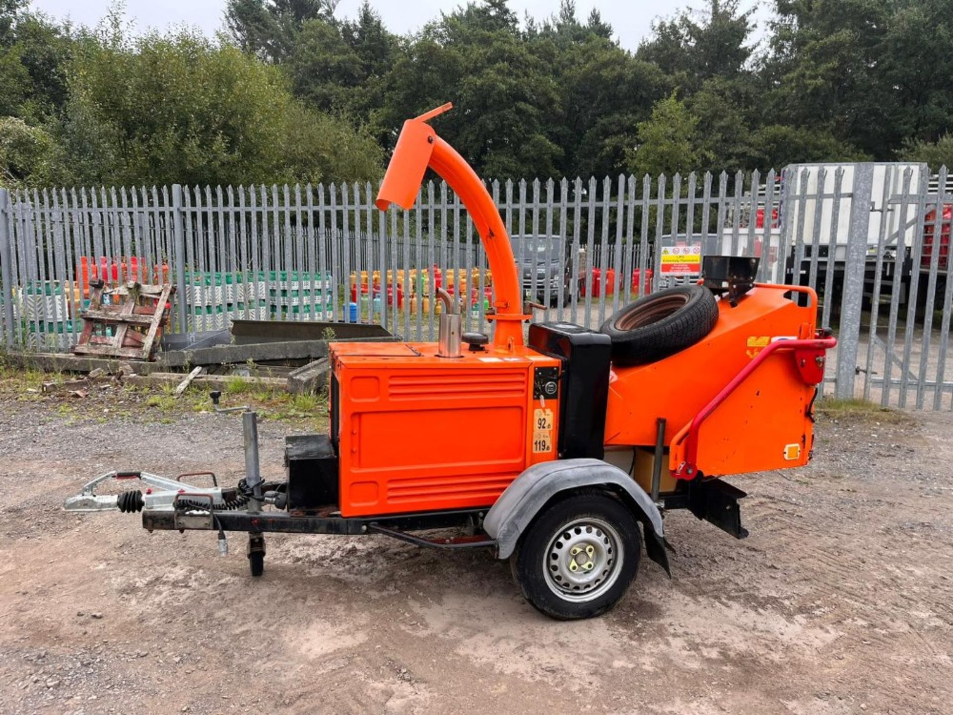 TIMBERWOLF TW150 DHB CHIPPER 2014 990HRS RD&C KUBOTA ELEC START DSL ENGINE