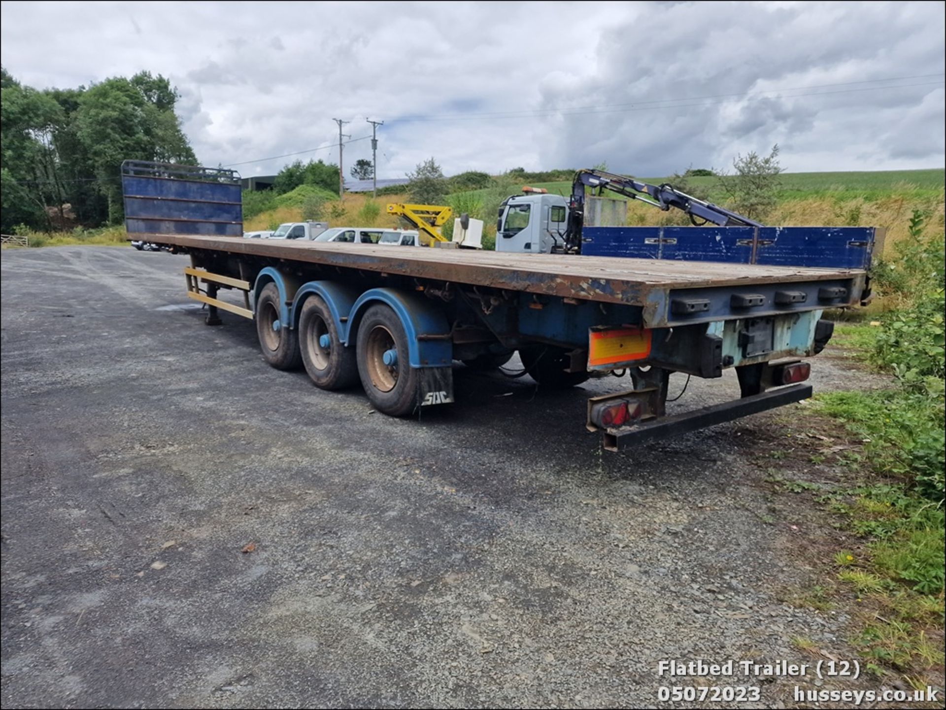 SDC EXTENDABLE TRAILER 2007. TWIST LOCKS & STEEL POSTS. NO TEST - Image 12 of 18