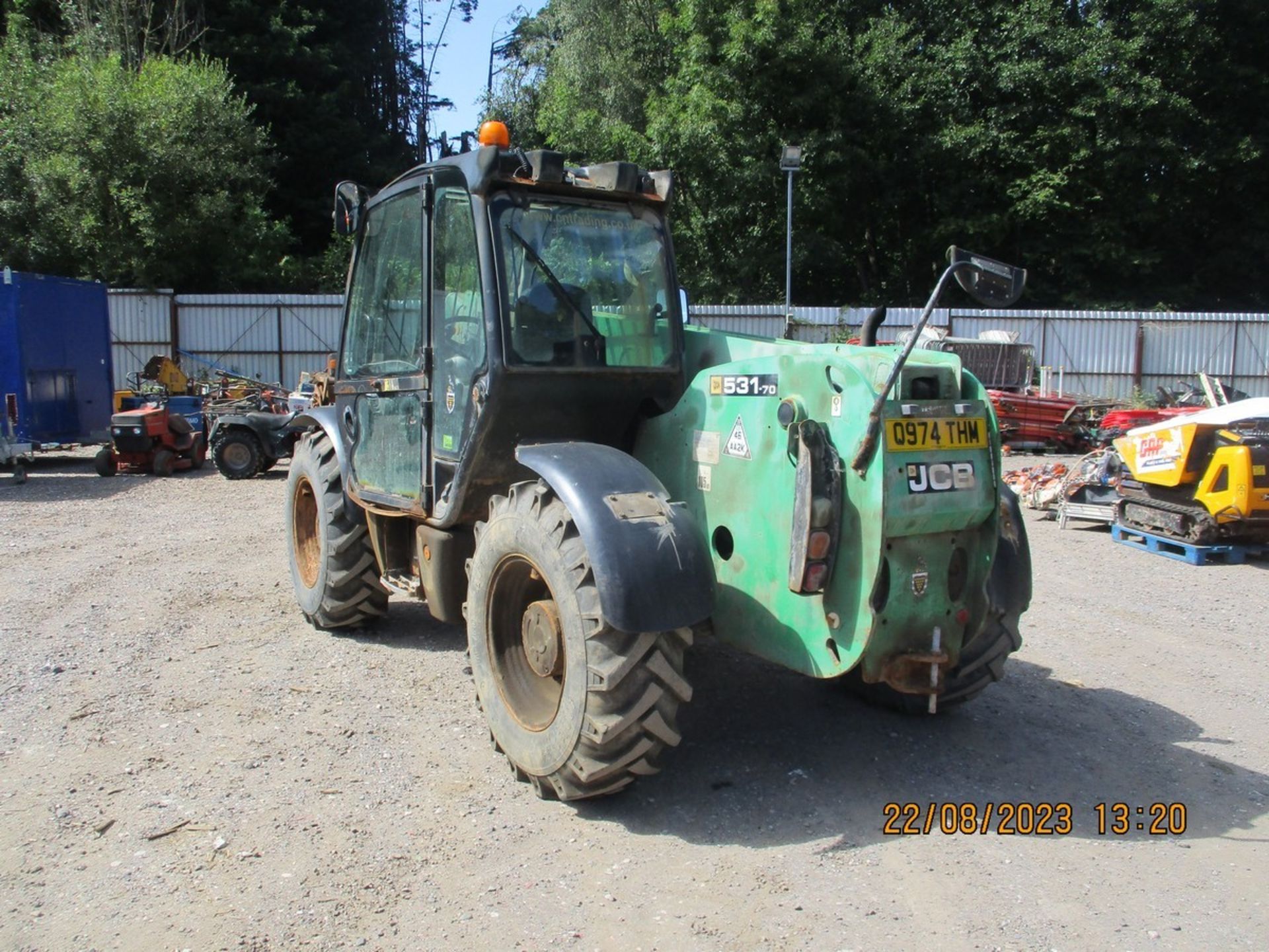 JCB 531-70 TELEHANDLER C.W V5 & SERVICE PRINT OUT. SHOWING 3988HRS Q974THM, REGISTERED 2007, - Image 2 of 9