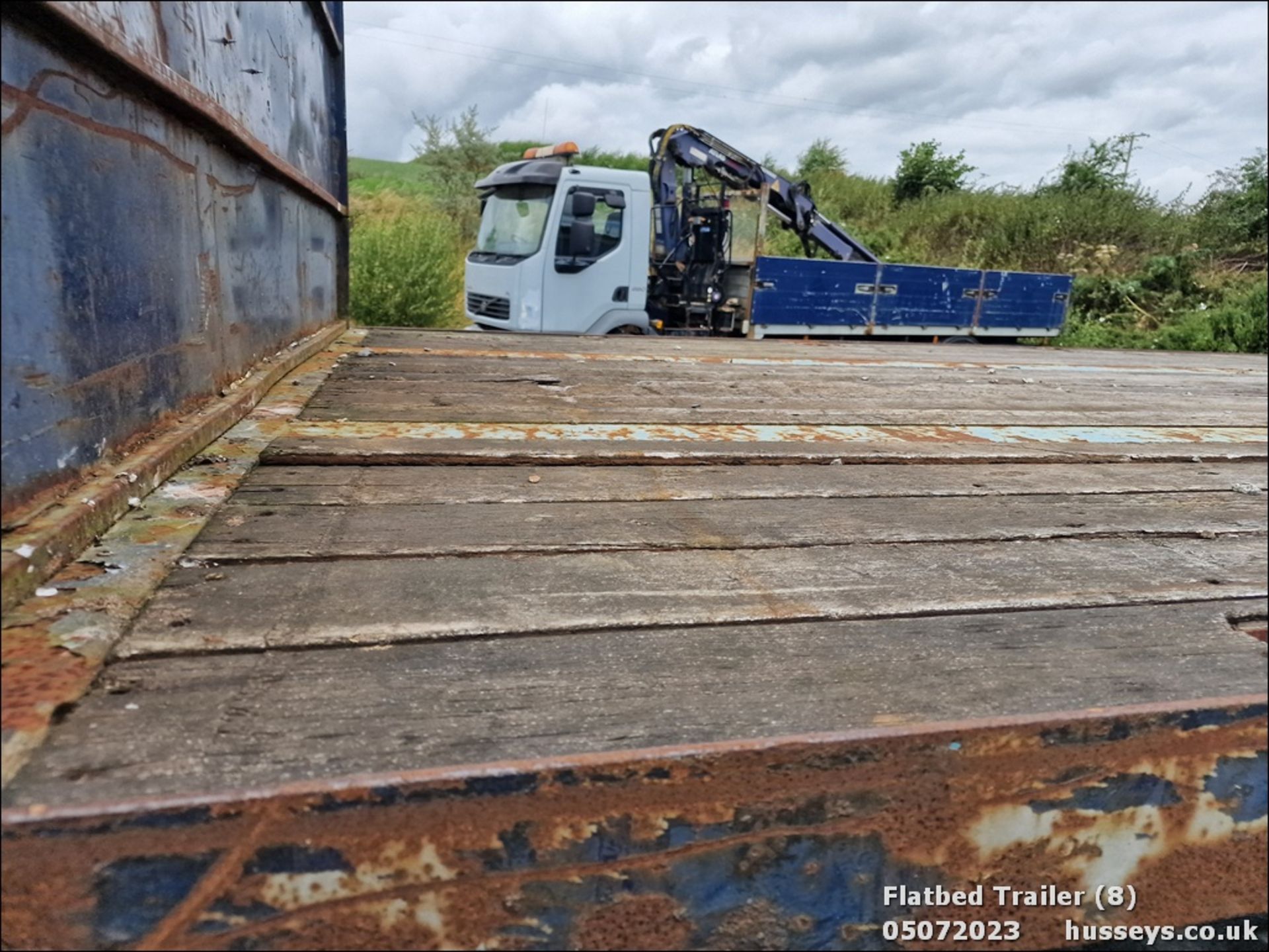 SDC EXTENDABLE TRAILER 2007. TWIST LOCKS & STEEL POSTS. NO TEST - Image 8 of 18