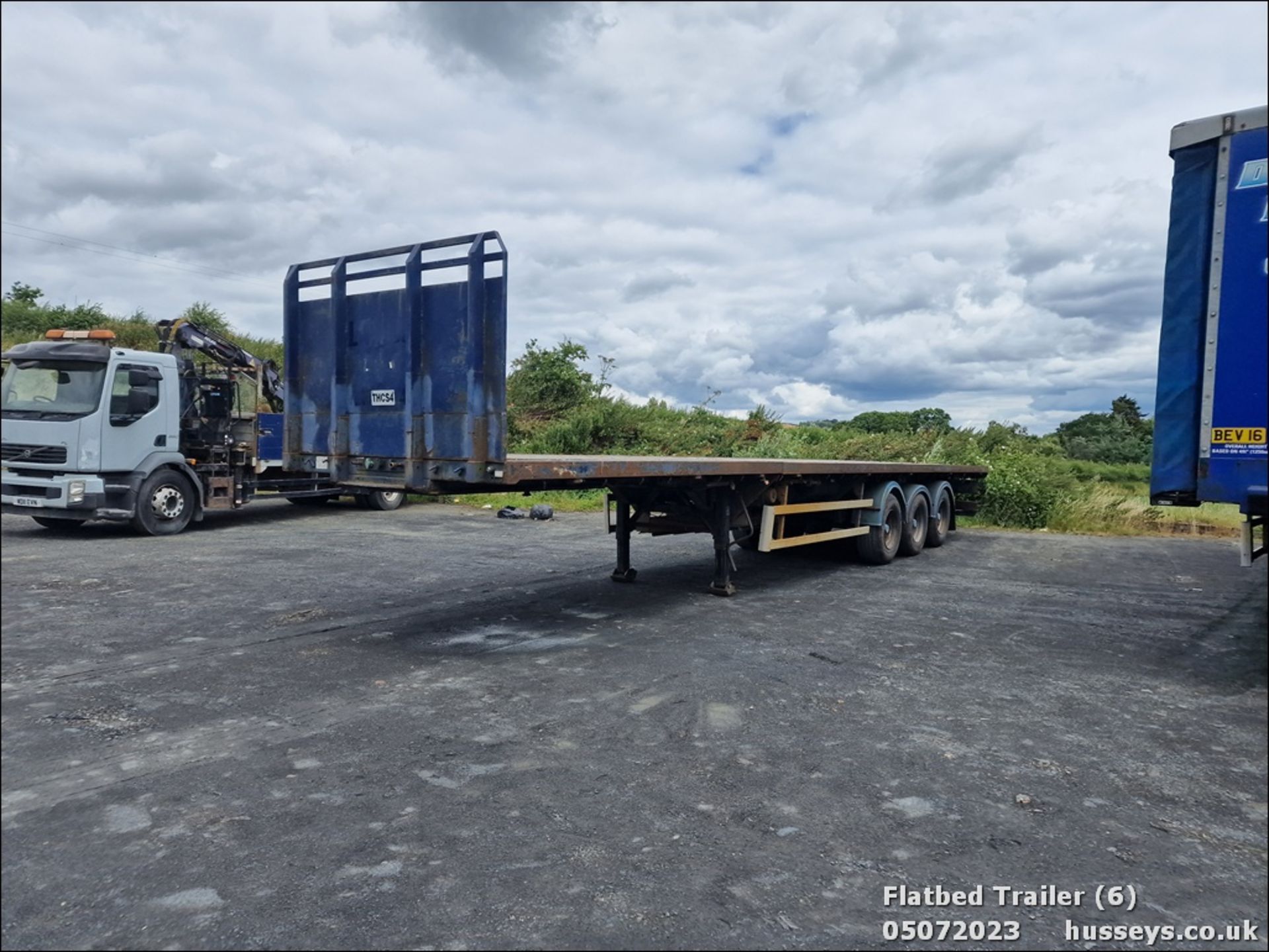 SDC EXTENDABLE TRAILER 2007. TWIST LOCKS & STEEL POSTS. NO TEST - Image 5 of 18