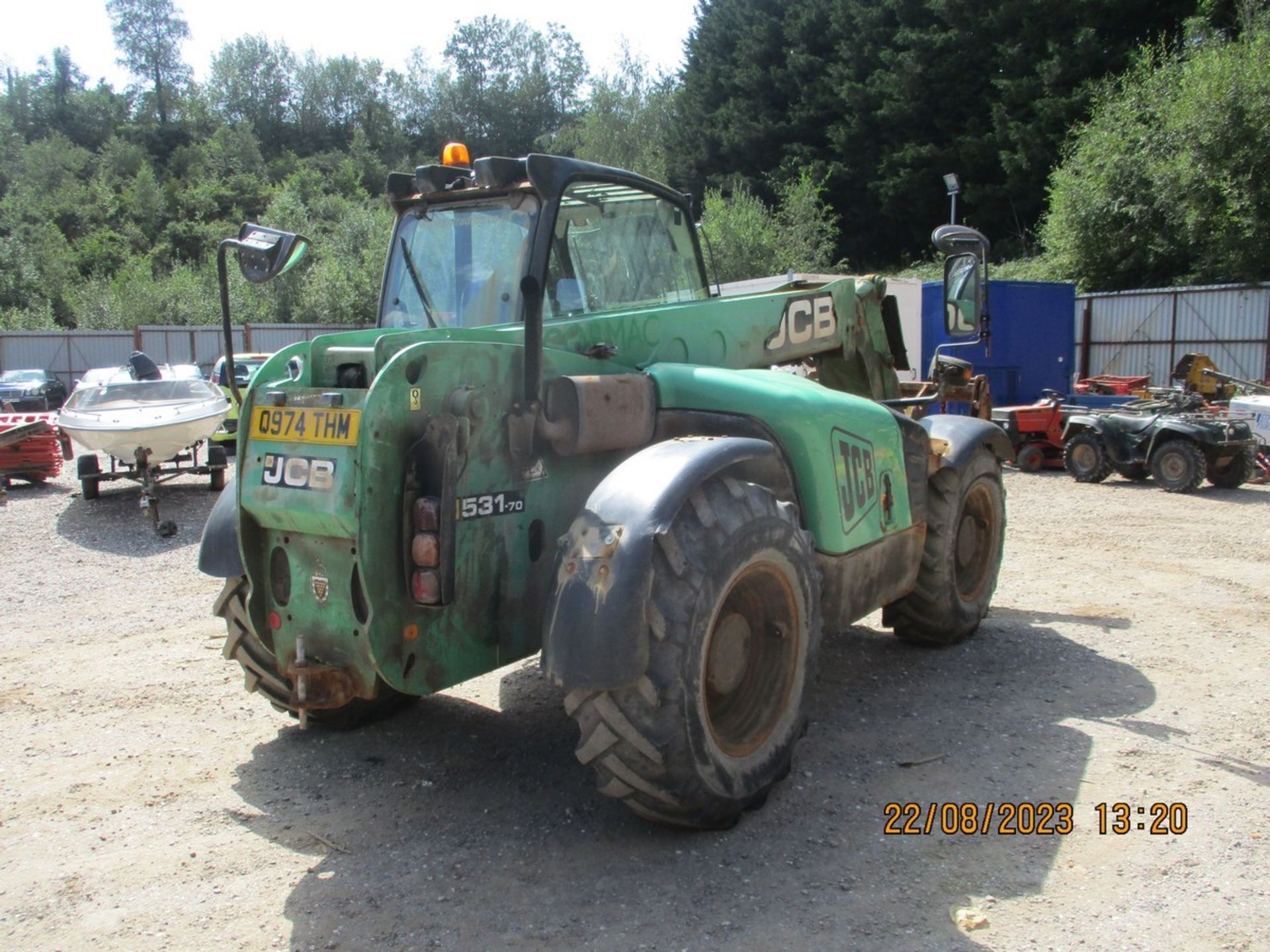 JCB 531-70 TELEHANDLER C.W V5 & SERVICE PRINT OUT. SHOWING 3988HRS Q974THM, REGISTERED 2007, - Image 4 of 9